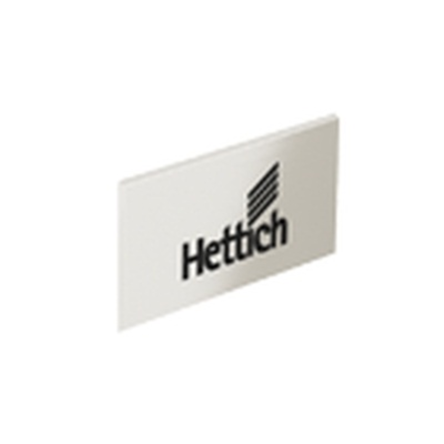 ArciTech Cache, Aspect inox avec logo Hettich