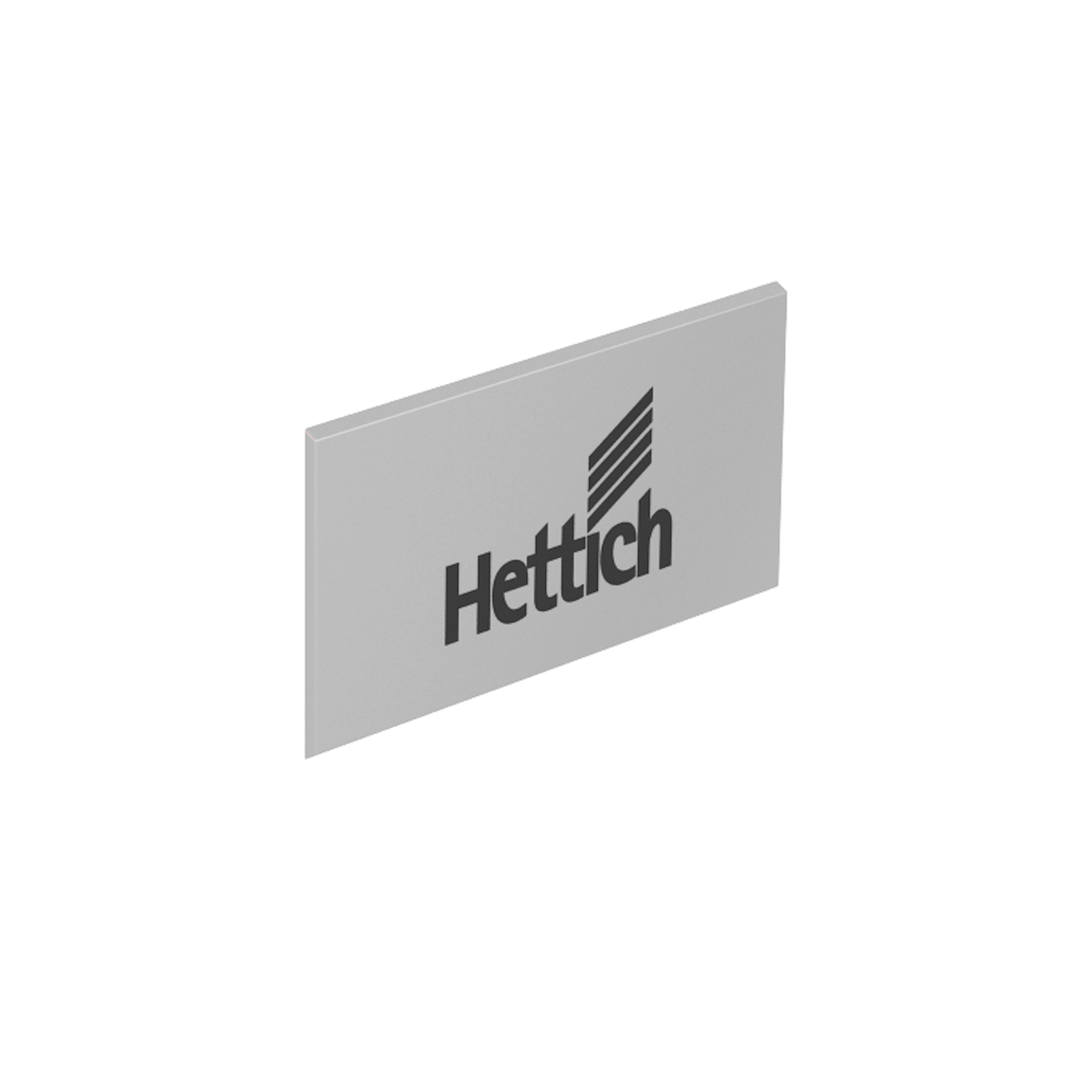 ArciTech Afdekkap, Aluminiumkleurig met Hettich logo