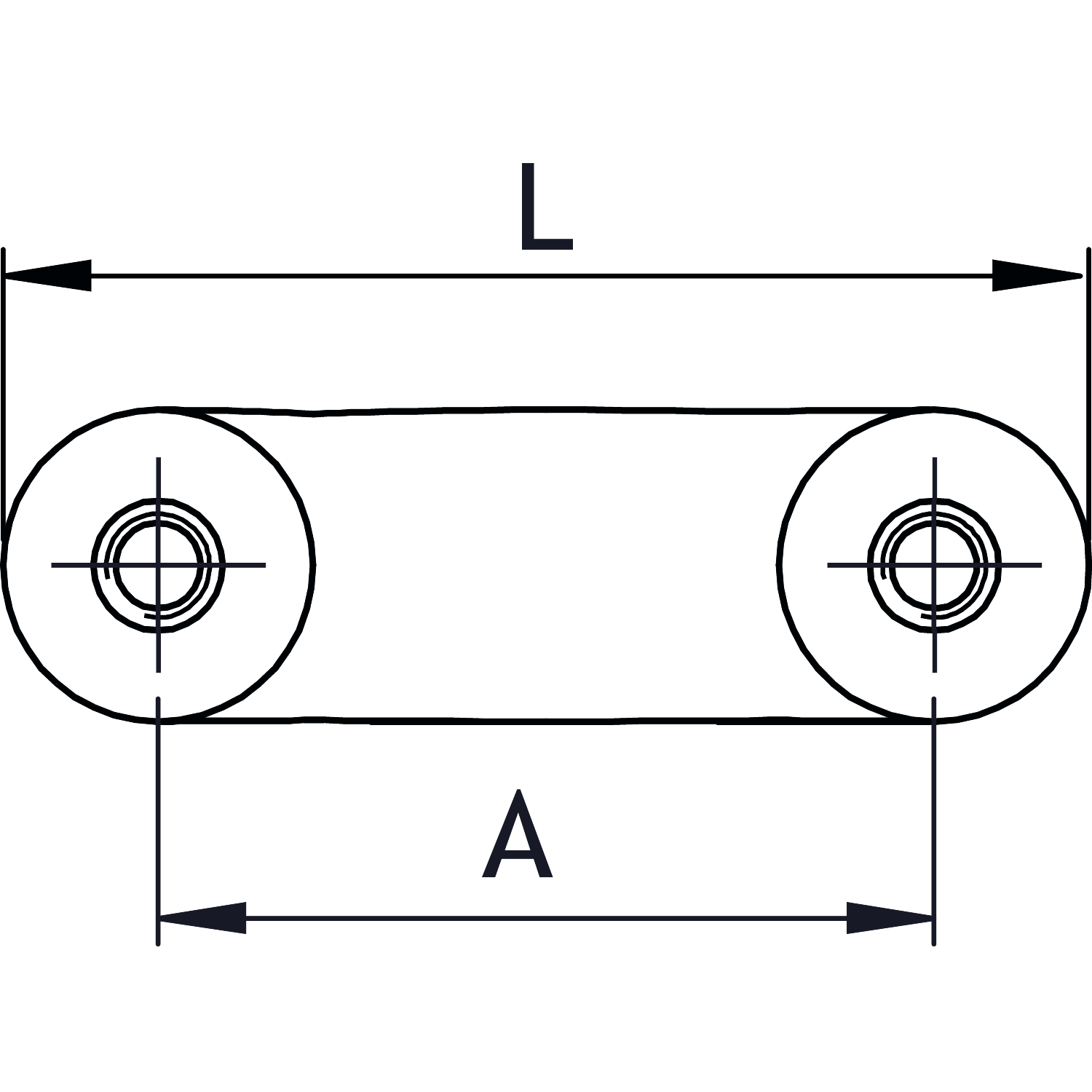 Bouton punto ea32 l44 chêne 