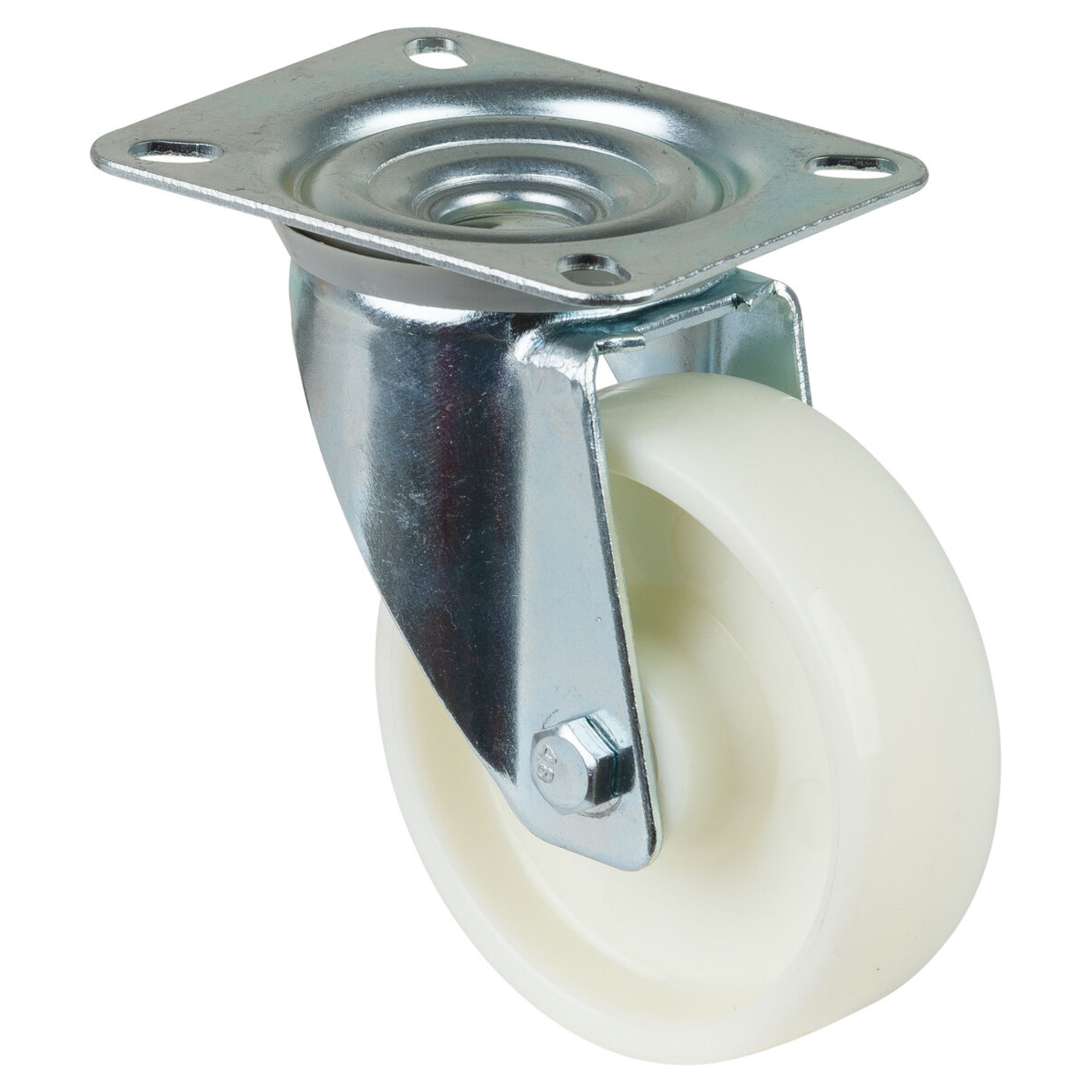 roulement  pivotante d100 h128mm 125kg plast.bl. 