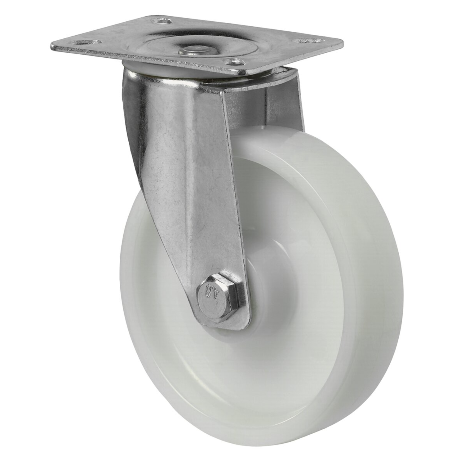 roulement  pivotante d125 h155mm 150kg plast.bl. 