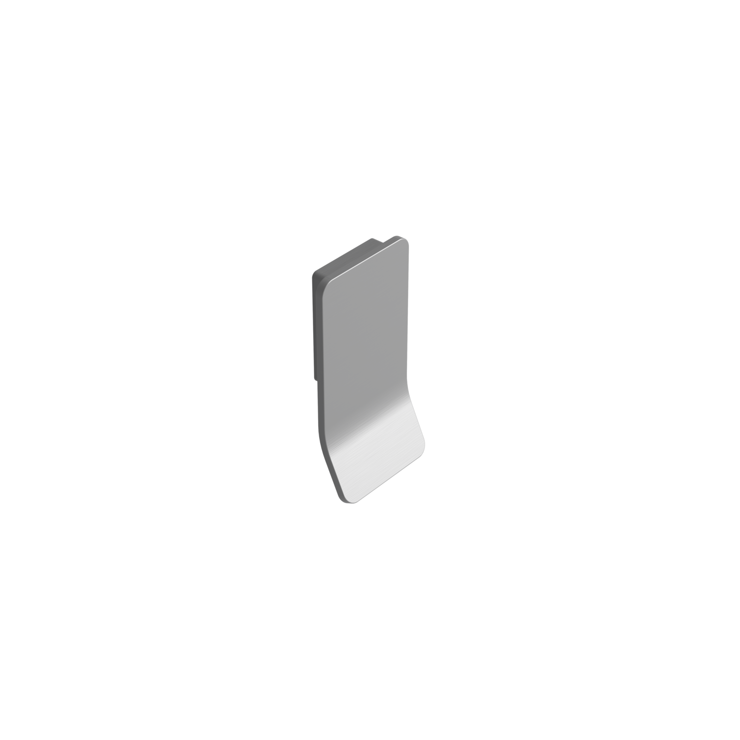 Poignée LEAF EA32 L42,5 zamac look inox 