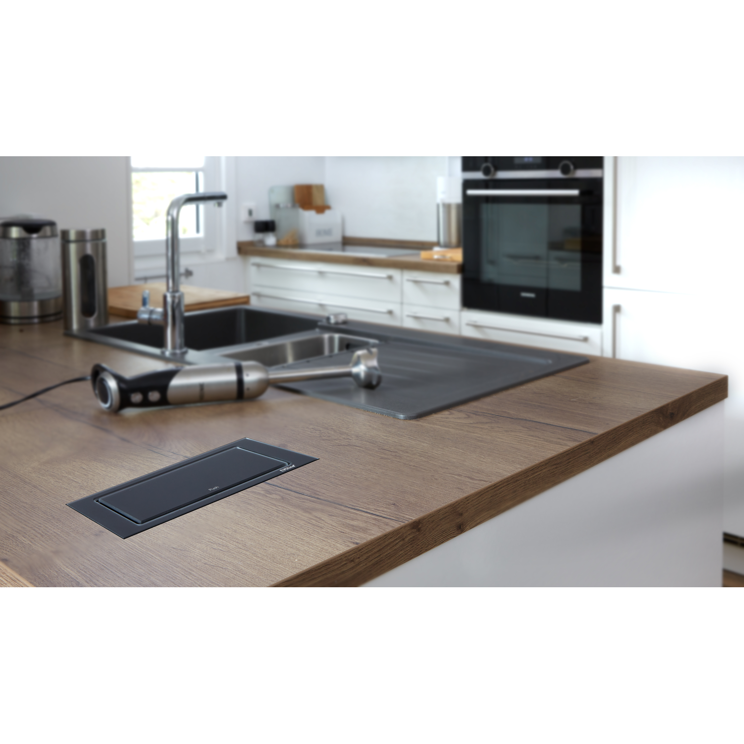Evoline backflip verre noir 2 nl-d-l 1 + usb c  charger 5v/2.1a