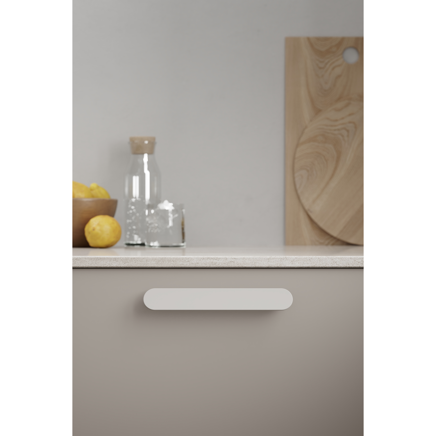 Poignée MIRO ea160 zamac beige mat 