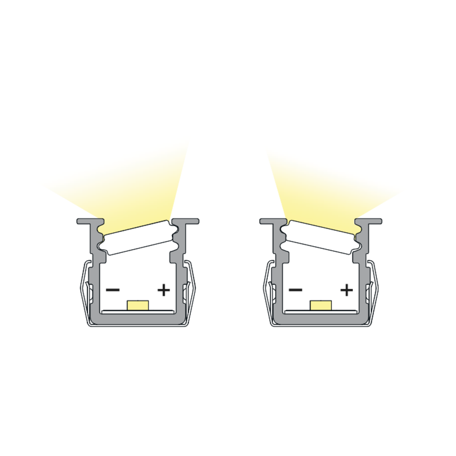 Moove2 led profiel 3m WDC 24V 10W/M zwart