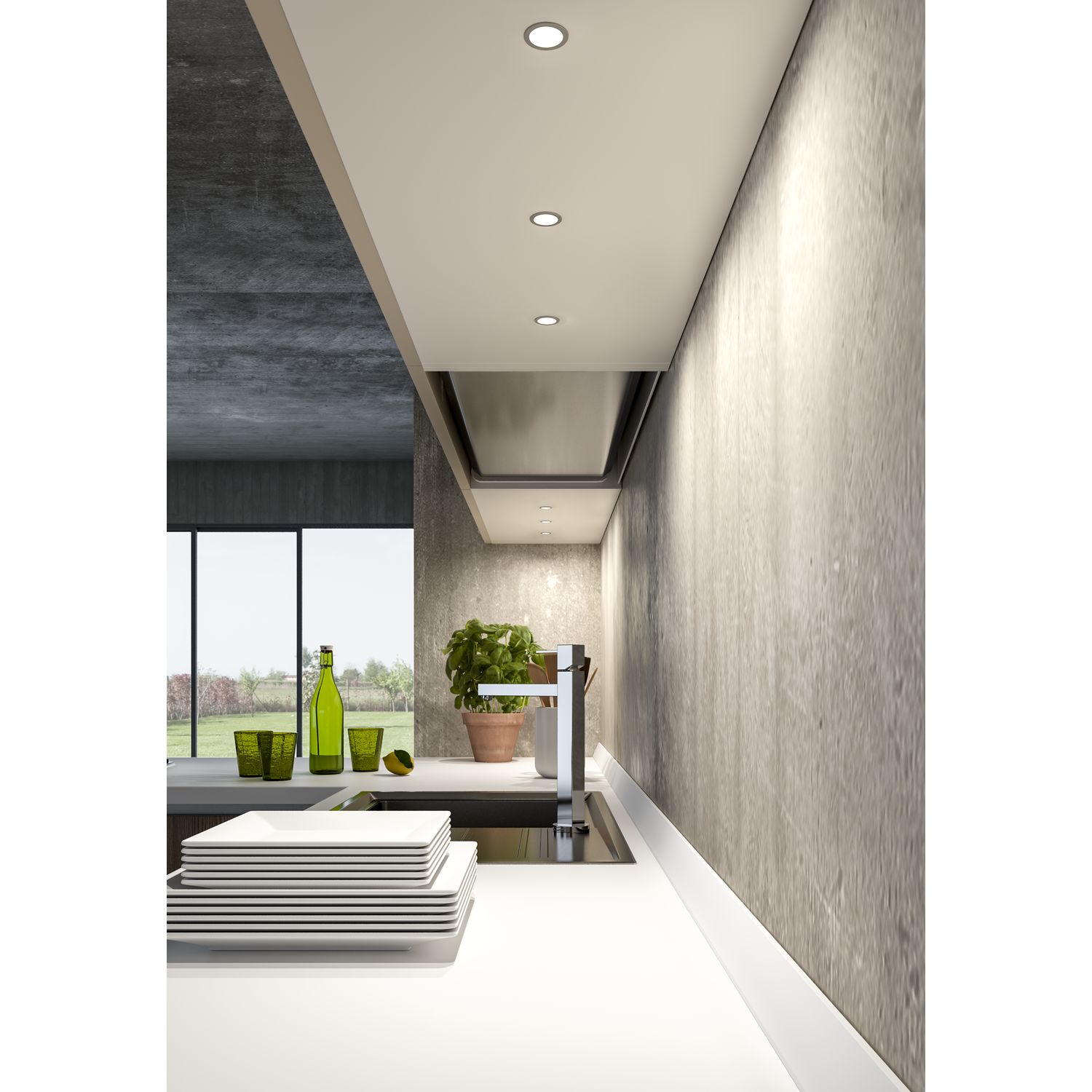 Led nube 35 3000K 12V 1.8w gris métallique 