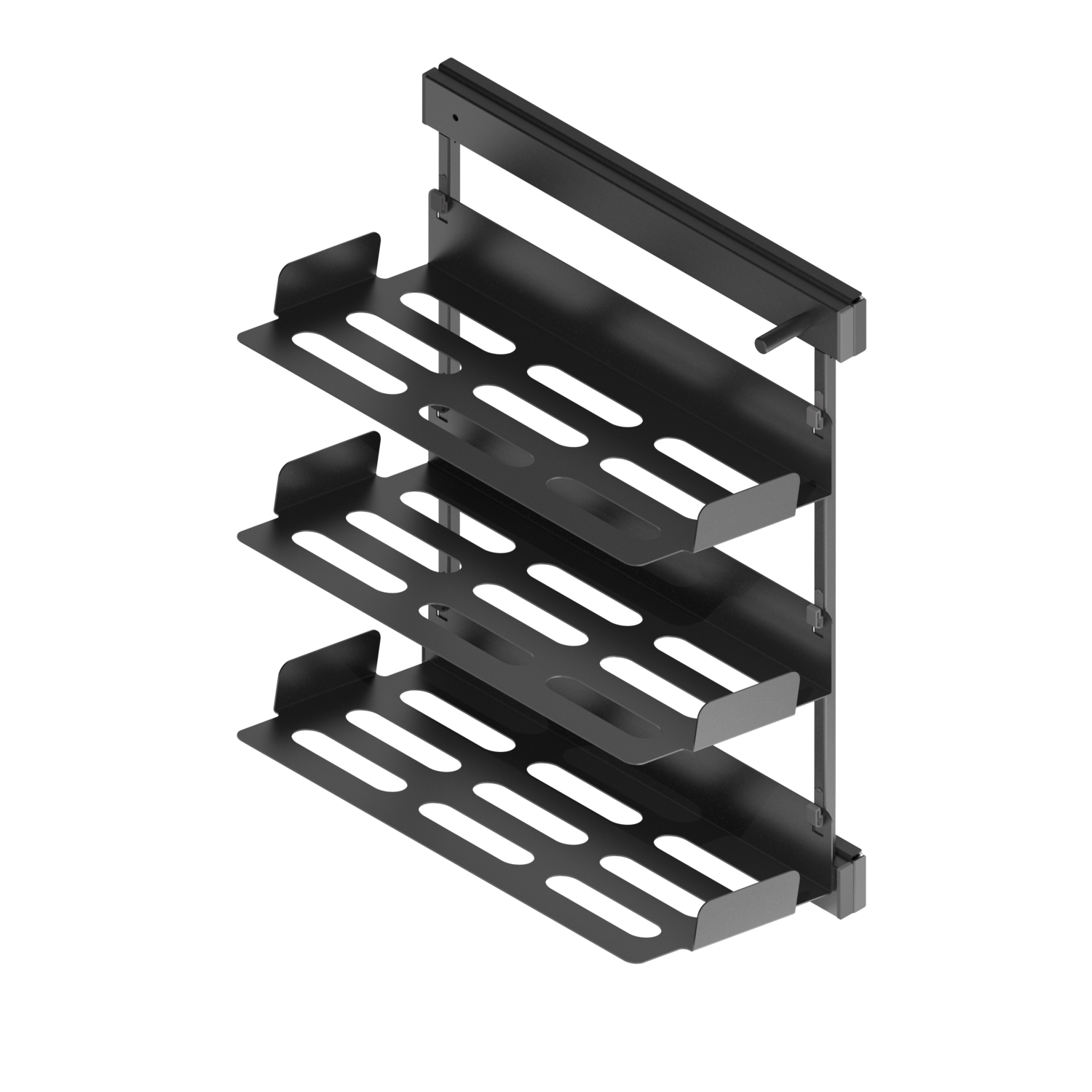 Chic line uittrekbaar schoenrek antraciet  h.650 l