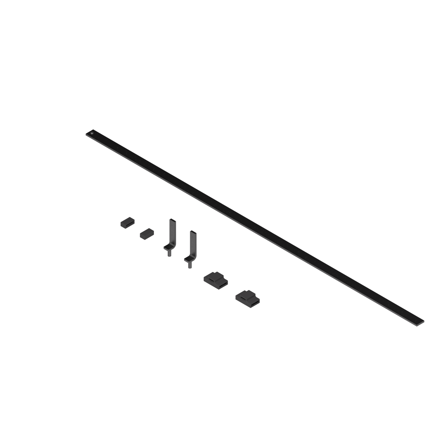 Chic line tabletreling antraciet l.625 h.59mm