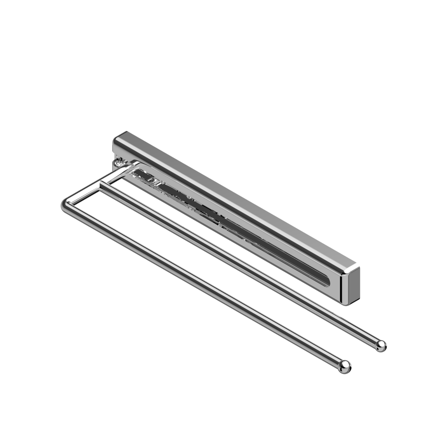 Porte-Serviette 2 bras chrome - 325mm 