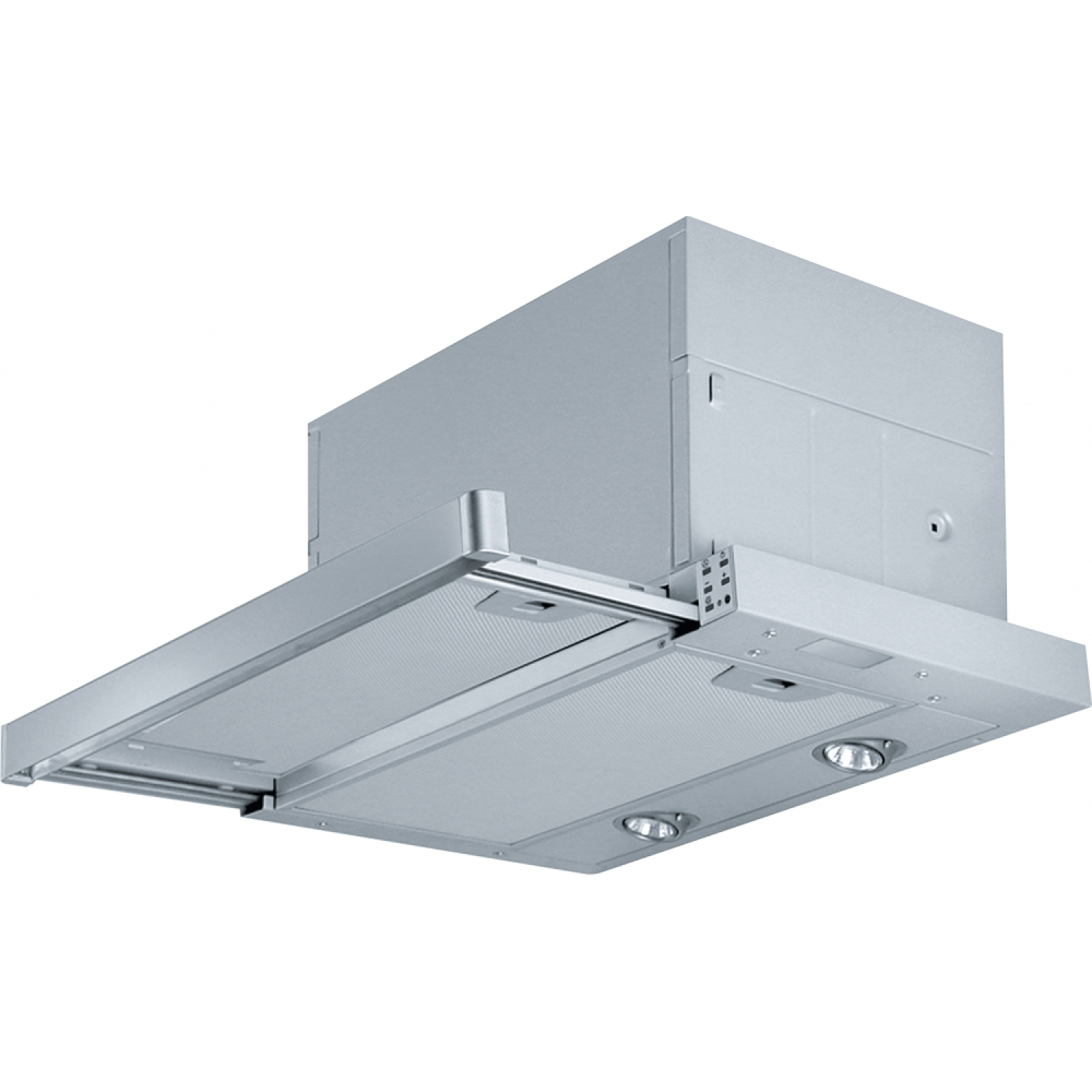 Maxima - Telescopische dampkap / 600 mm / RVS