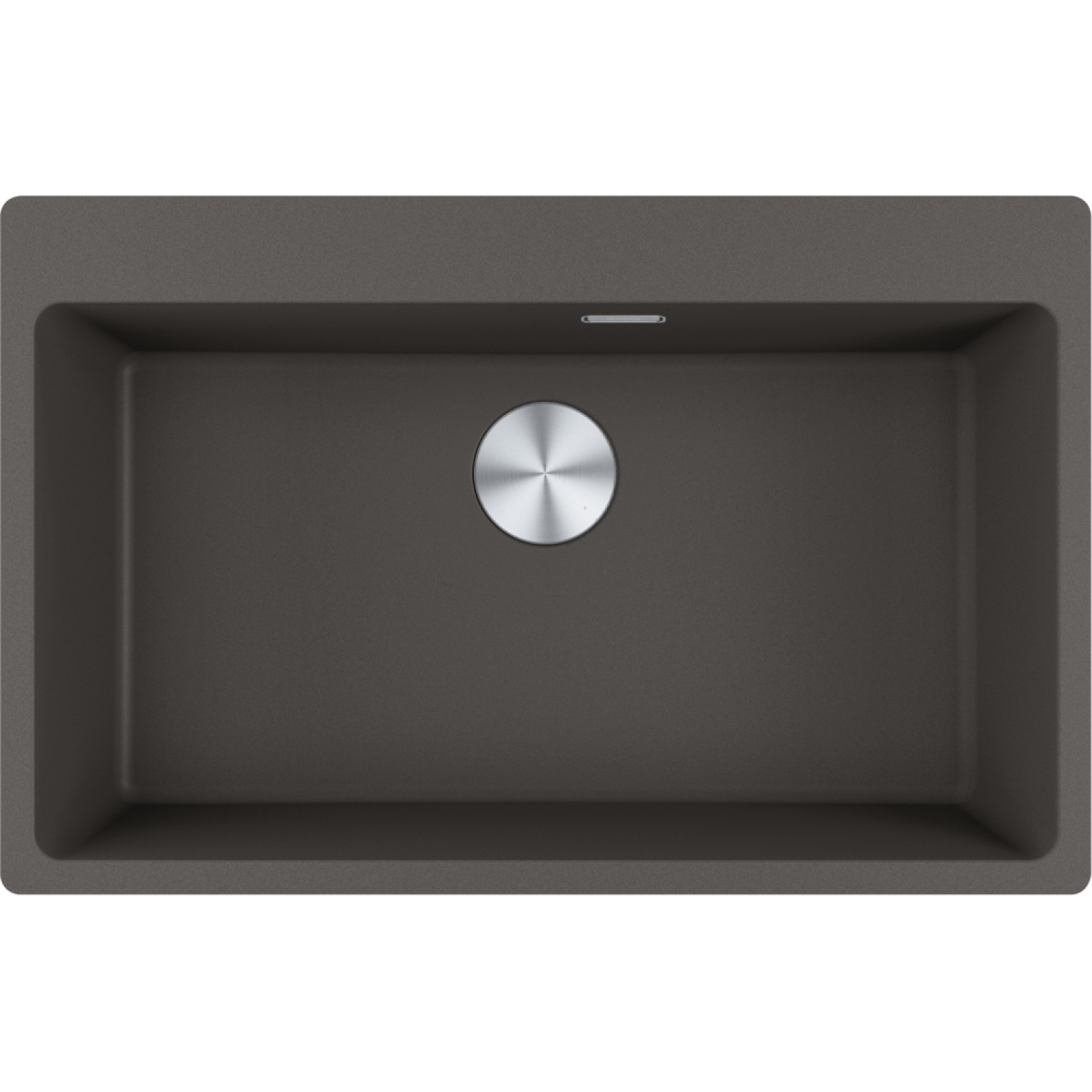 Maris - Evier à encastrer / 780 x 500 mm / 1 bassin / Gris Ardoise