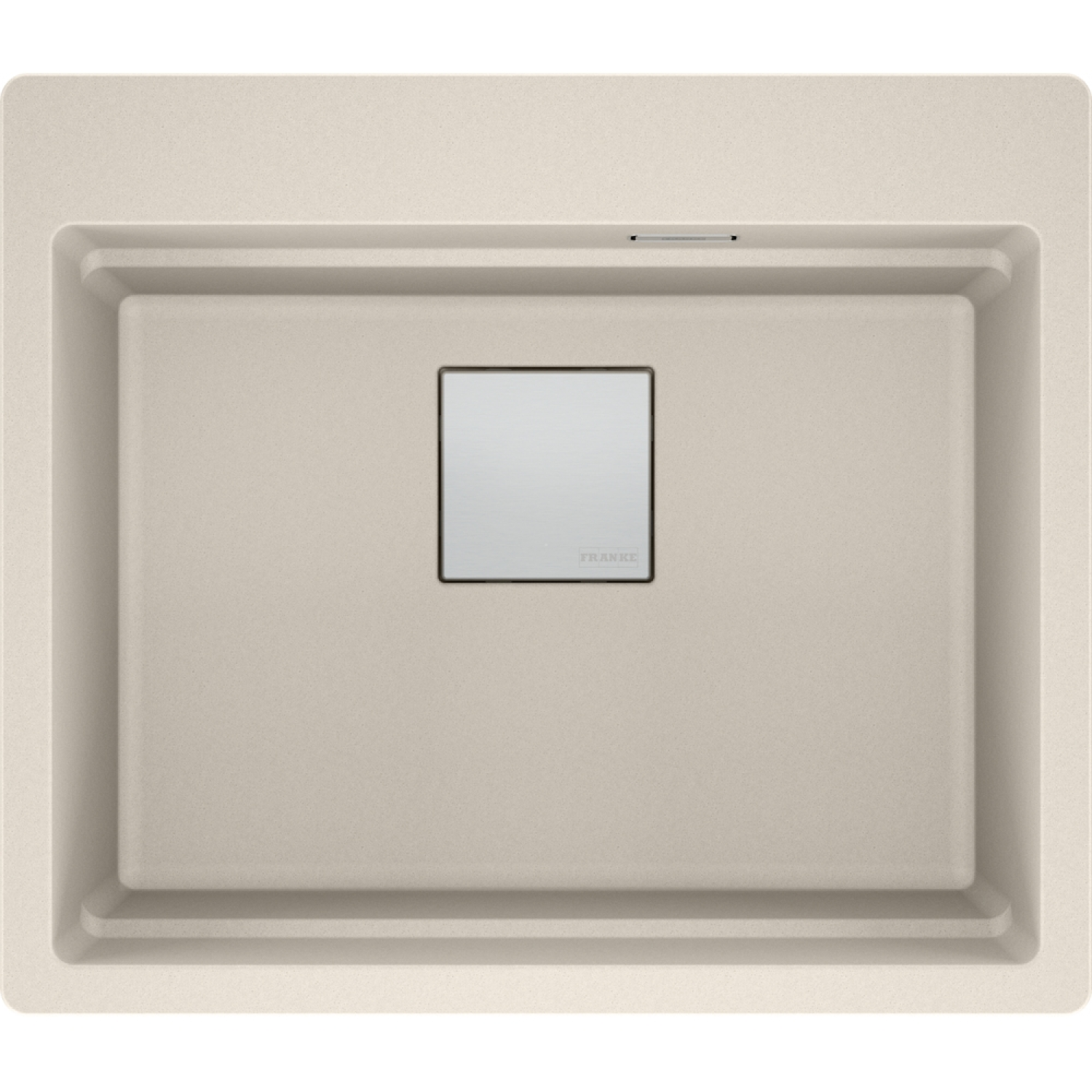 KUBUS 2.0 PRO - Inbouwspoelbak / 1 bak / 534 x 400 x 220 mm / Manuele lediging / Koffieroom + Set 3 accessoires