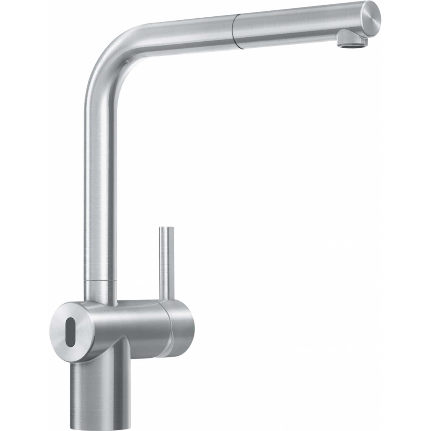 Atlas Neo Sensor - Mitigeur à bec extractible / 1 jet / Levier sur le côté / Inox
