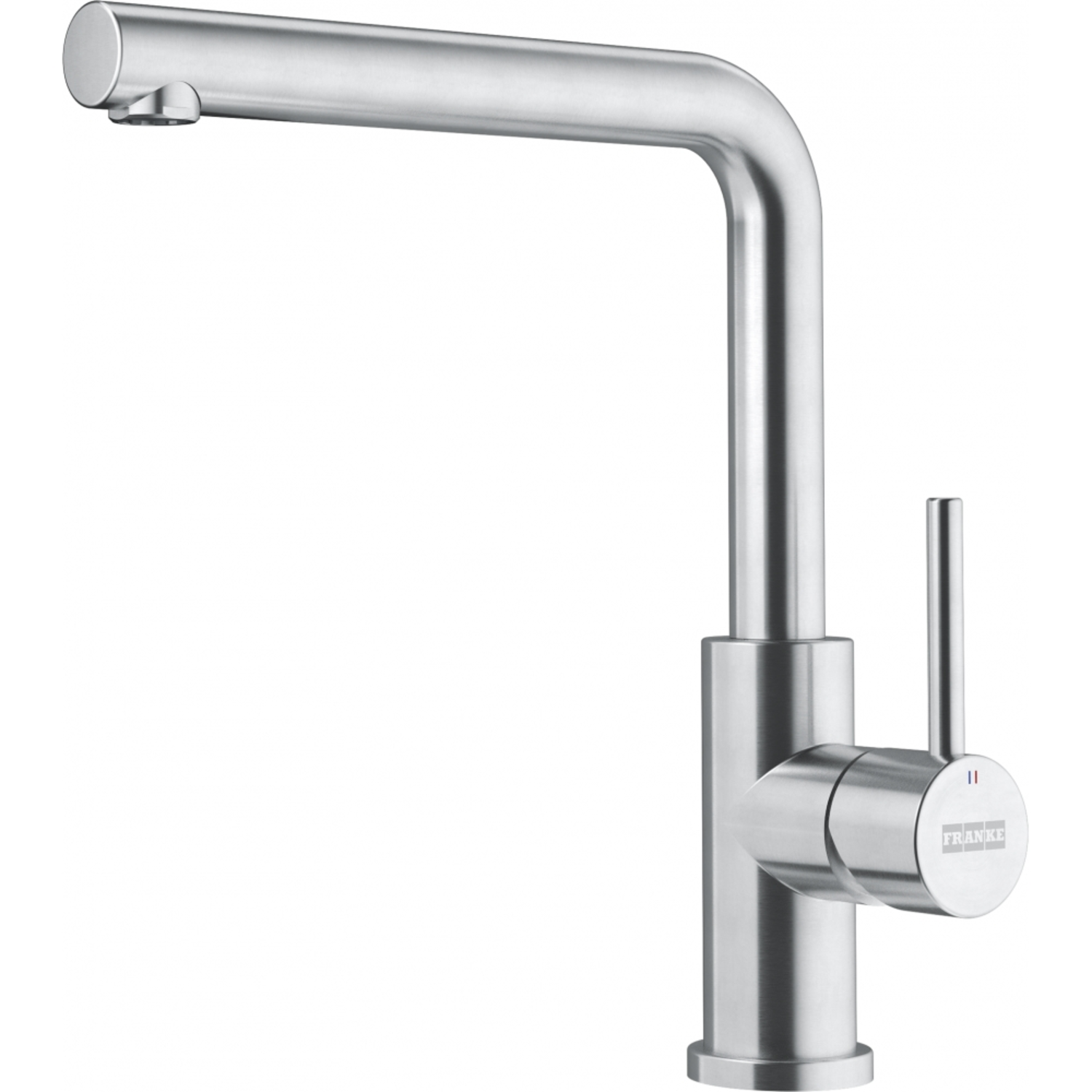 Smart Glenda L - Mitigeur à bec orientable / Levier sur le côté / Inox