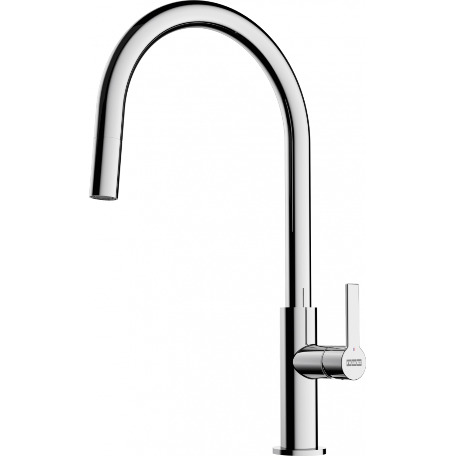 Maris Slim J - Mitigeur à bec extractible / 1 jet / Levier sur le côté / Chrome