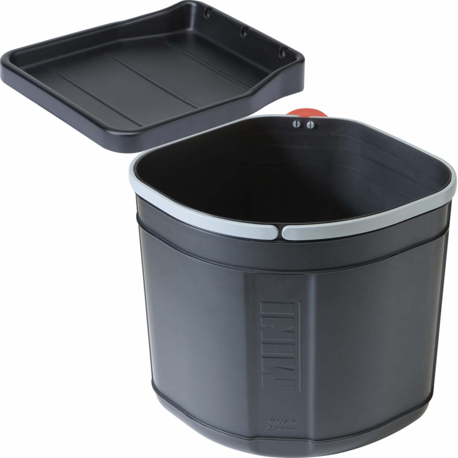Sorter Mini - Récipient / Ouverture latérale / 400 mm / 17,5 l / Raccord / Porte-récipient