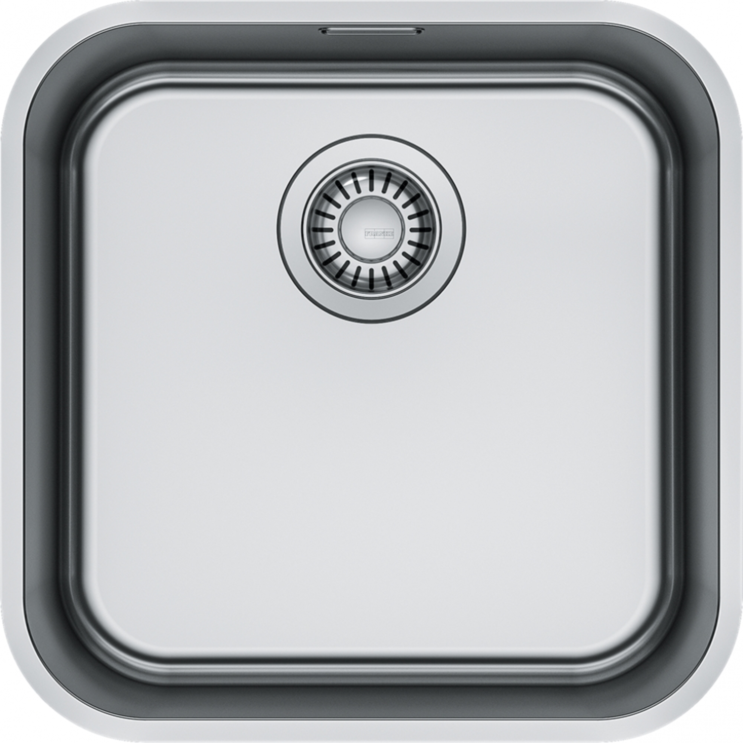 SMART - Onderbouwspoelbak / 427 x 427mm / Manuele Lediging / RVS