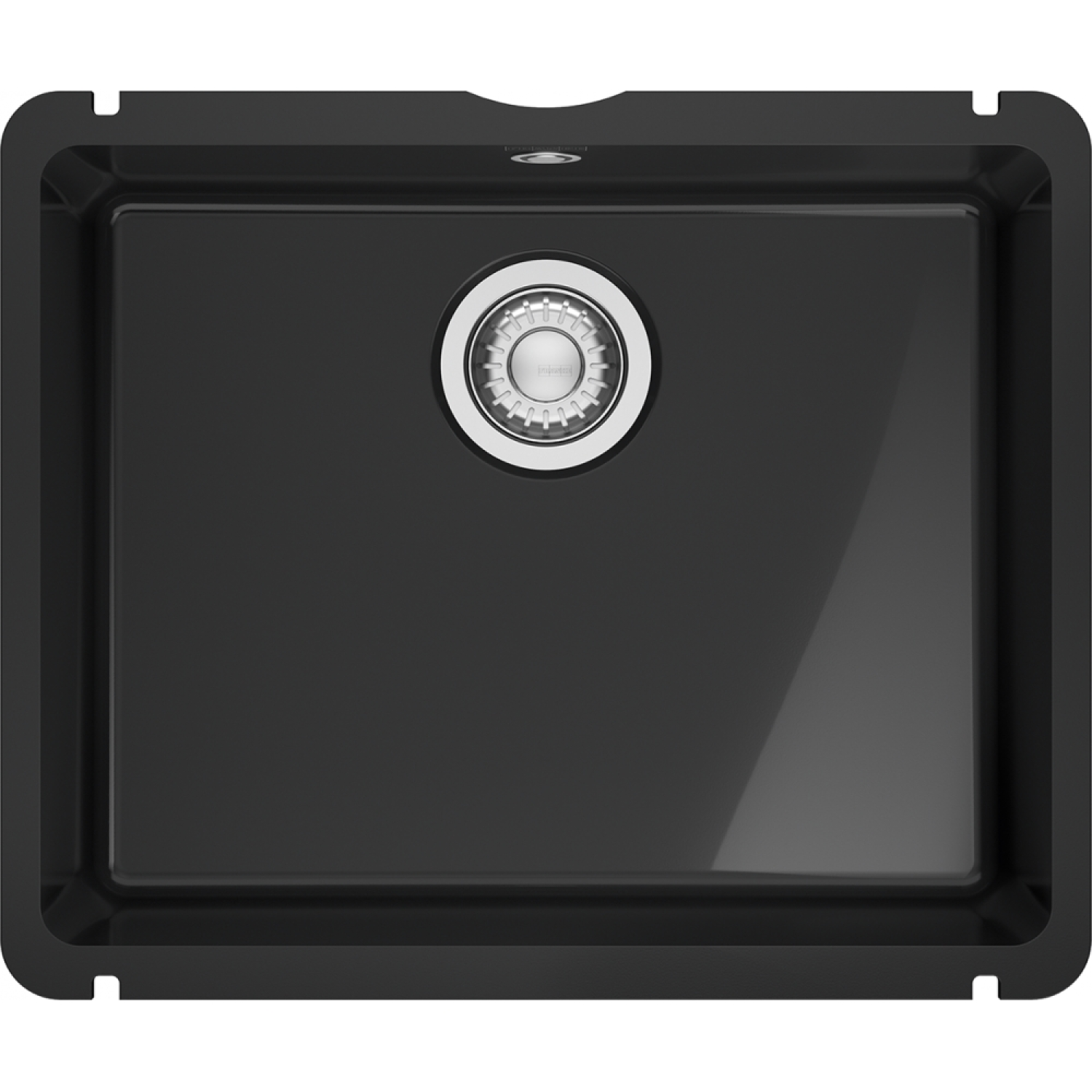 KUBUS X - Cuve à sous-encastrer / 545 x 454mm / Vidage manuel / Onyx