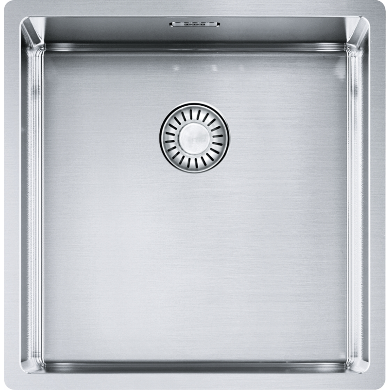 Box - Vlakbouw-, SlimTop- en onderbouwspoelbak / 440 x 450 mm / Glad