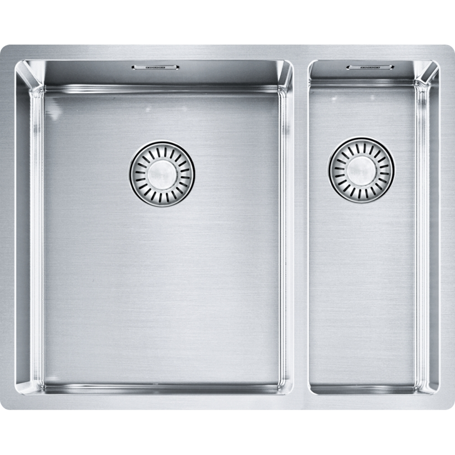 Box - Vlakbouw-, SlimTop- en onderbouwspoelbak / 560 x 450 mm / Glad