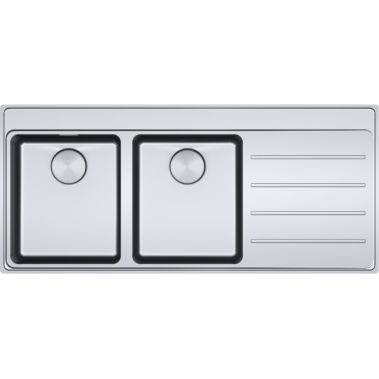 Mythos - Vlakbouw/slimtop / 1160 x 520 mm / 2 bakken / Glad