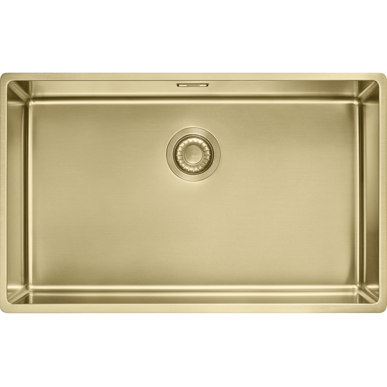 MYTHOS MASTERPIECE - Cuve à affleurer/à sous-encastrer / 720 x 450 mm / Vidage manuel / Reflet d'or