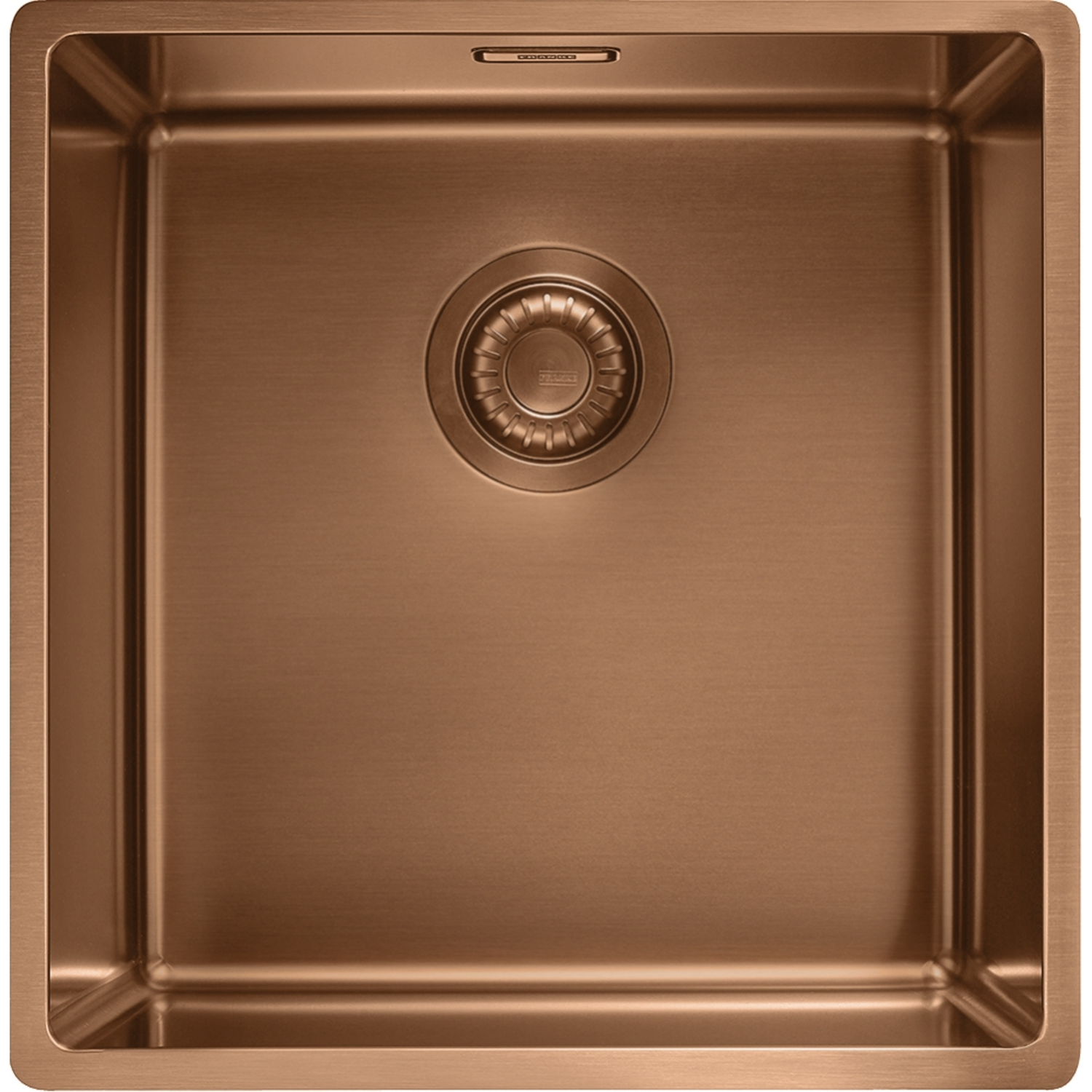 MYTHOS MASTERPIECE - Cuve à affleurer/à sous-encastrer / 430 x 440 mm / Vidage automatique / Cuivre