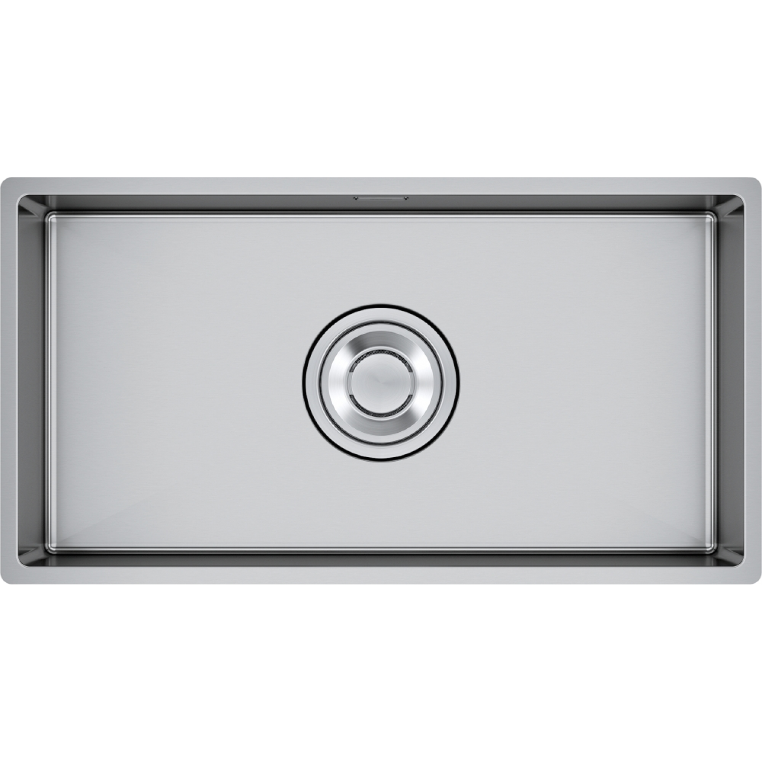 BOX DRAIN SILENT - Vlakbouwspoelbak / SlimTop / Onderbouw / 800 x 410 mm / RVS glad