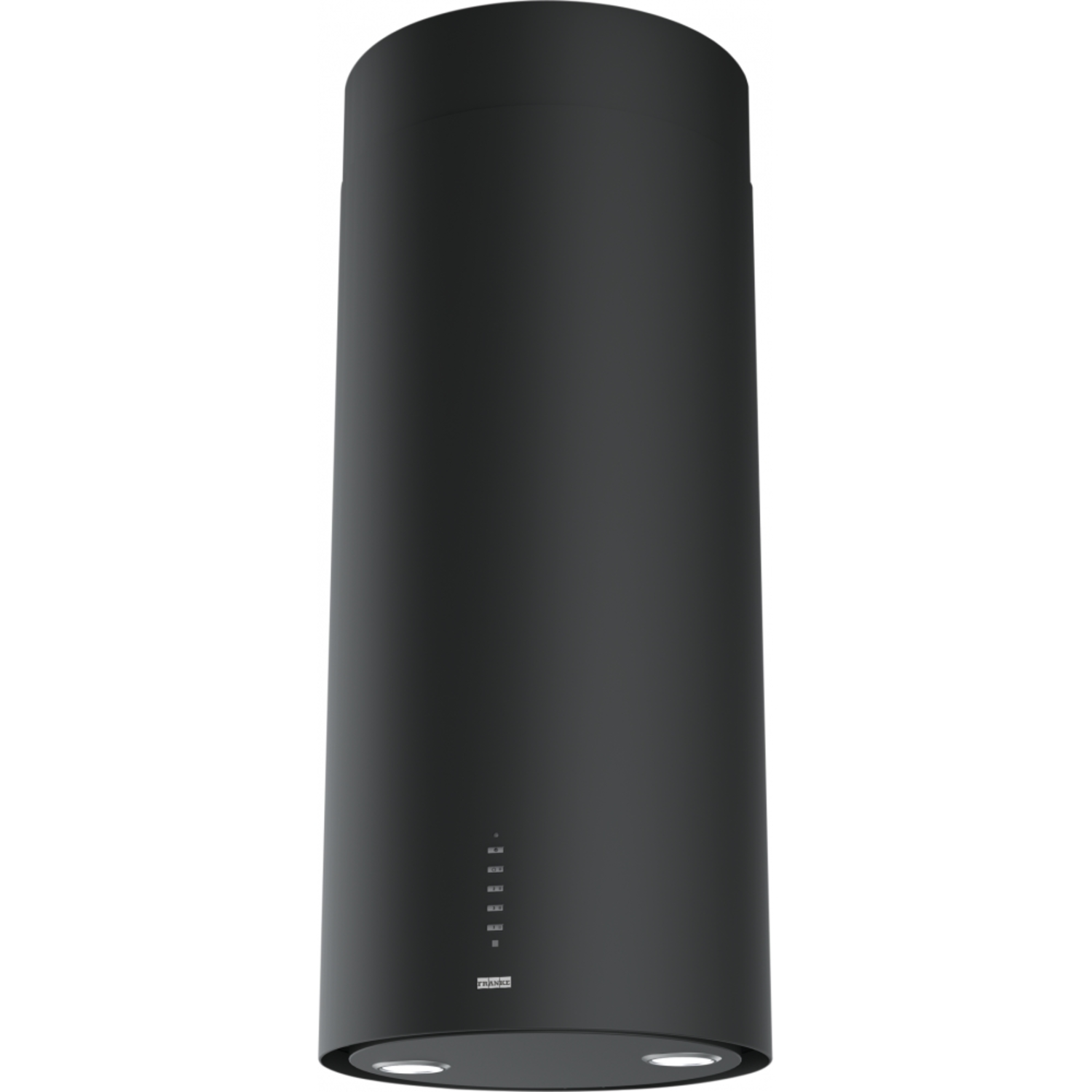 Tube Plus - Hotte îlot recyclage / 900 mm / noir mat
