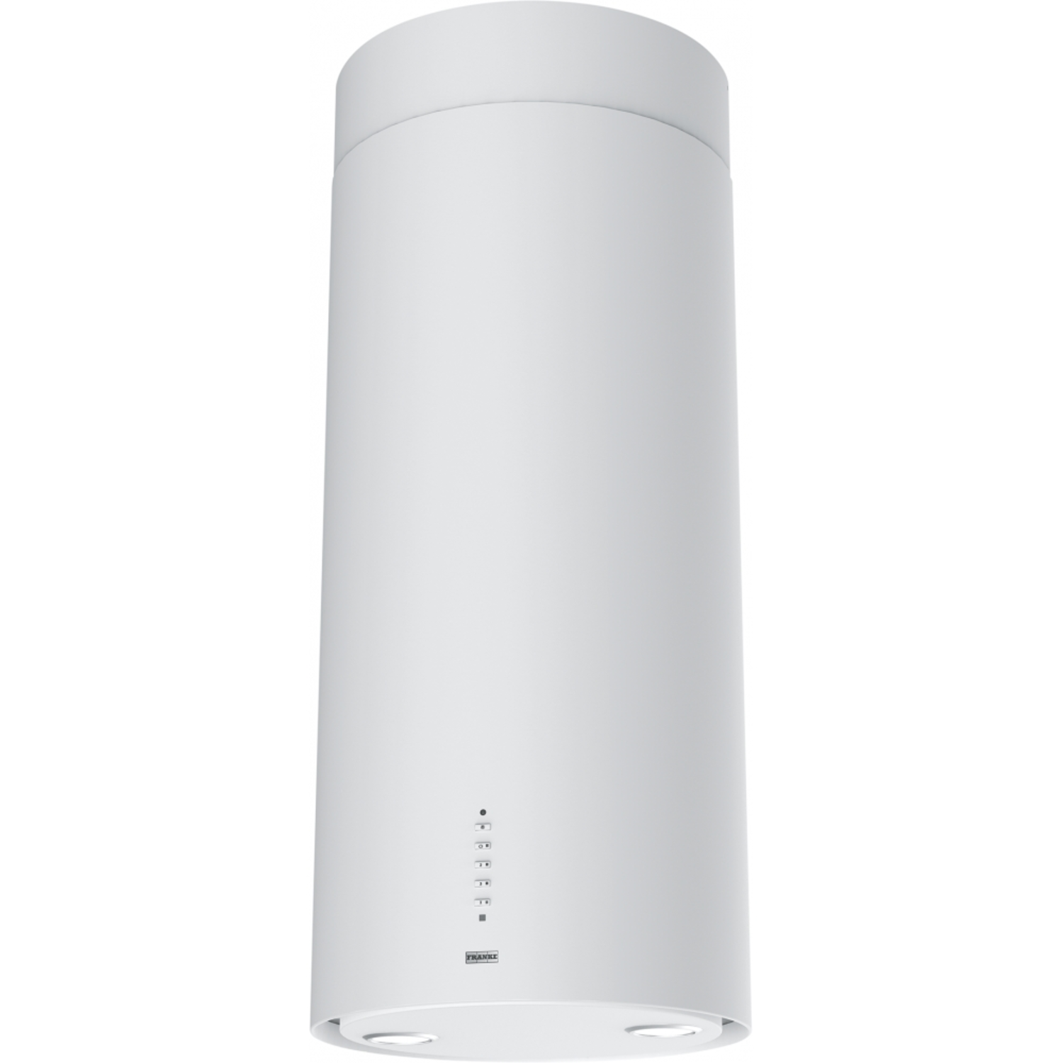 Tube Plus - Hotte îlot recyclage / 900 mm / blanc mat