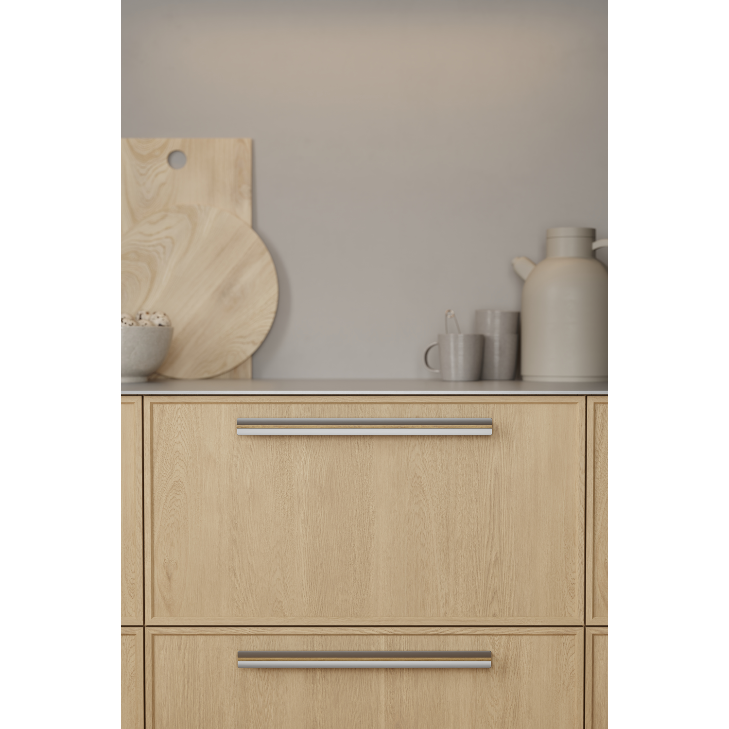 Greep PAPILLON ba320 eik + rvs-look