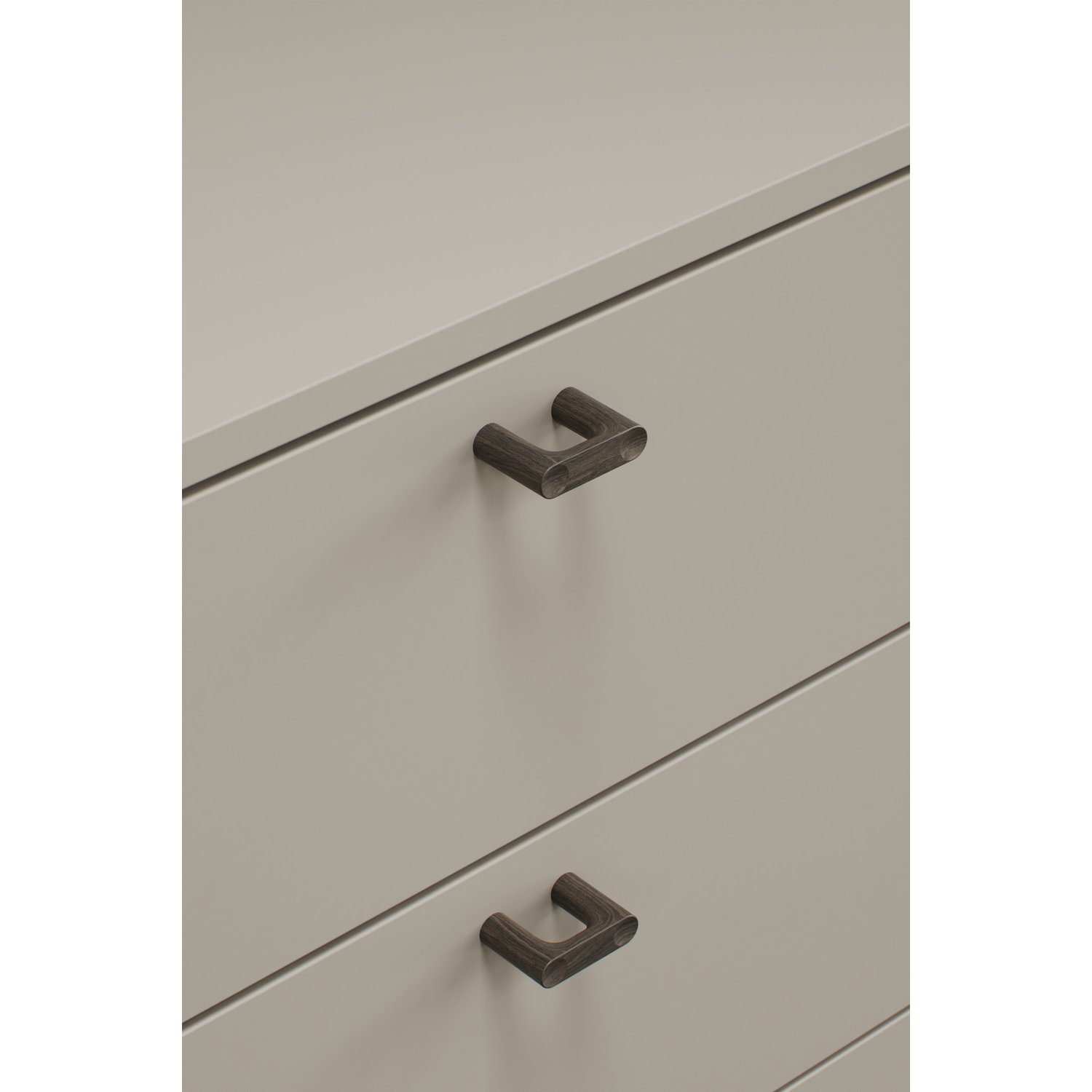 Bouton punto ea32 l44 chêne brun foncé 
