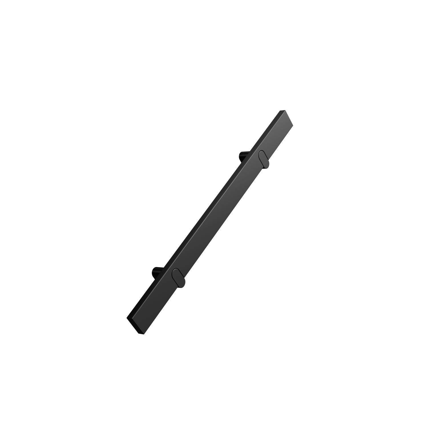 Greep REEV BA320 L440 Aluminium Mat zwart