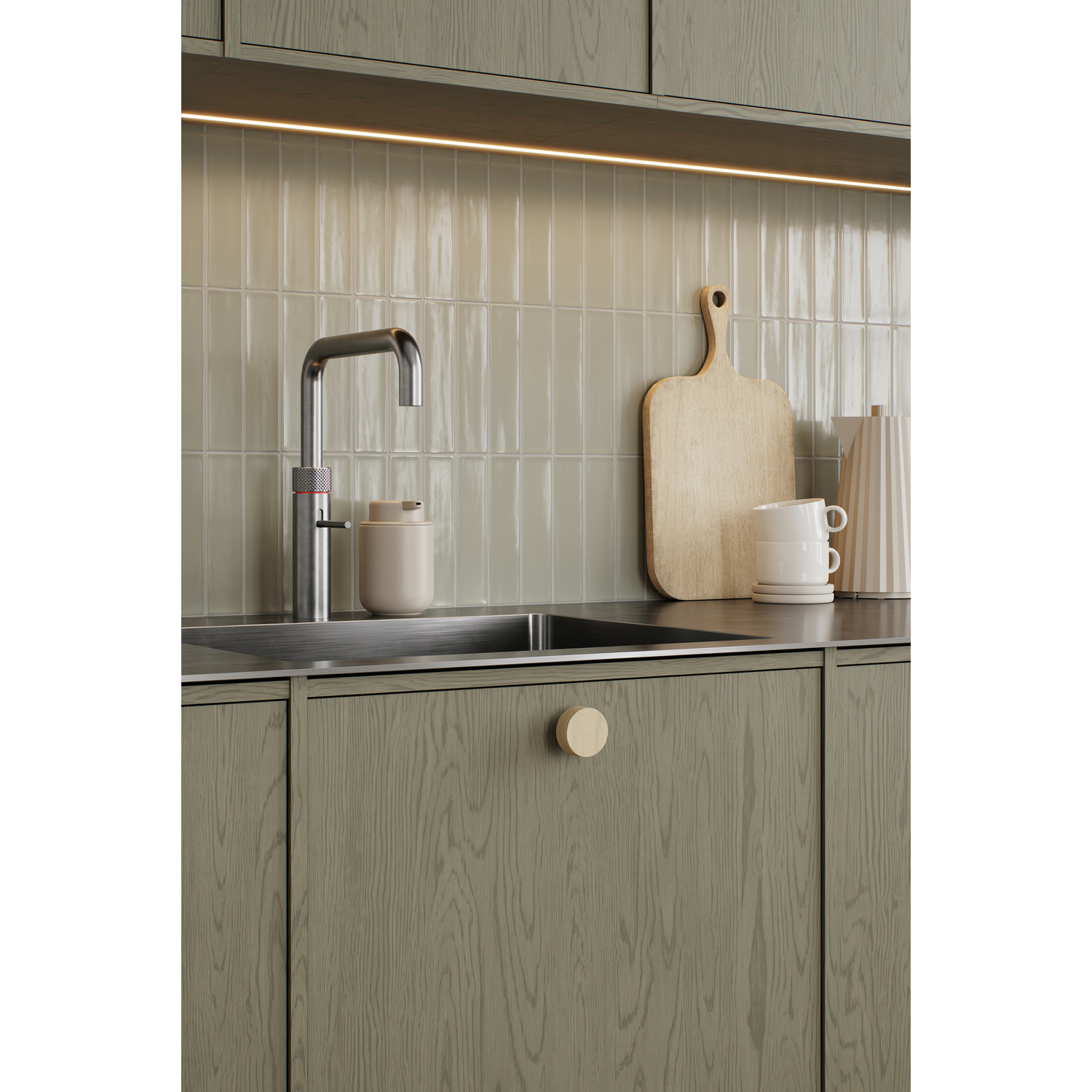 Bouton ROW Ø40 H28 chéne 