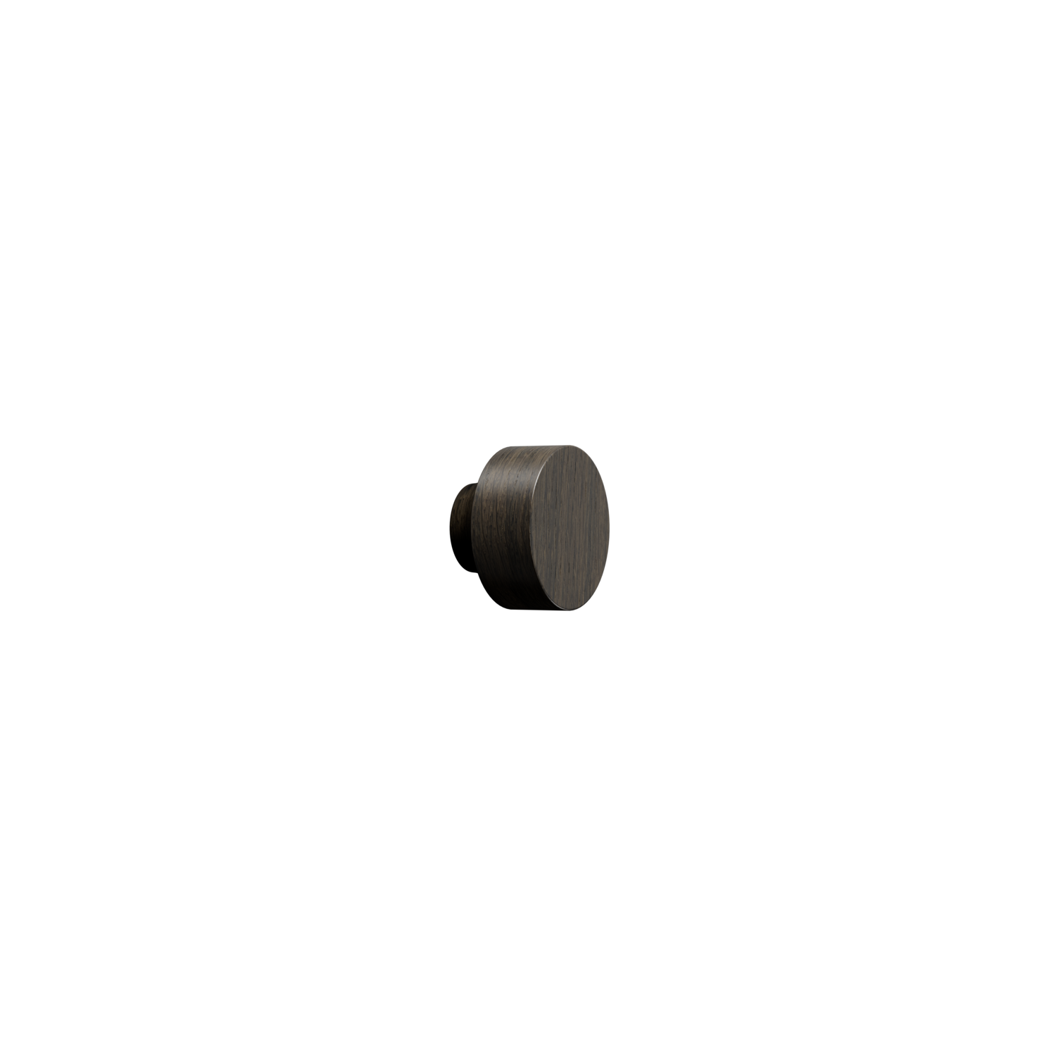 Bouton ROW Ø40 H28 chéne foncé 