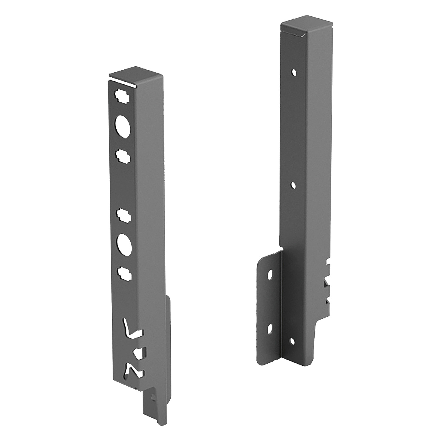Kit de raccords de paroi arrière ArciTech 218 mm, anthracite, à gauche et à droite