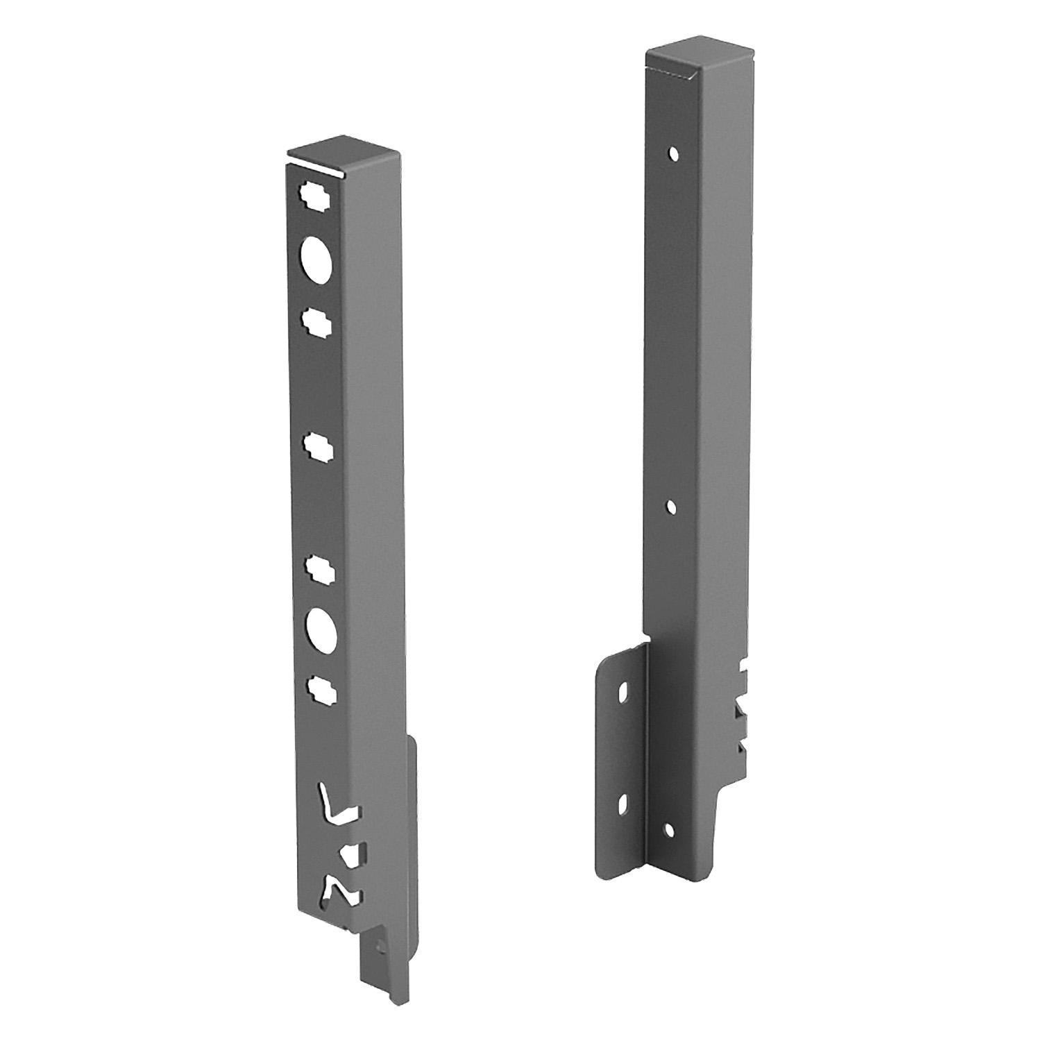 Kit de raccords de paroi arrière ArciTech 250 mm, anthracite, à gauche et à droite