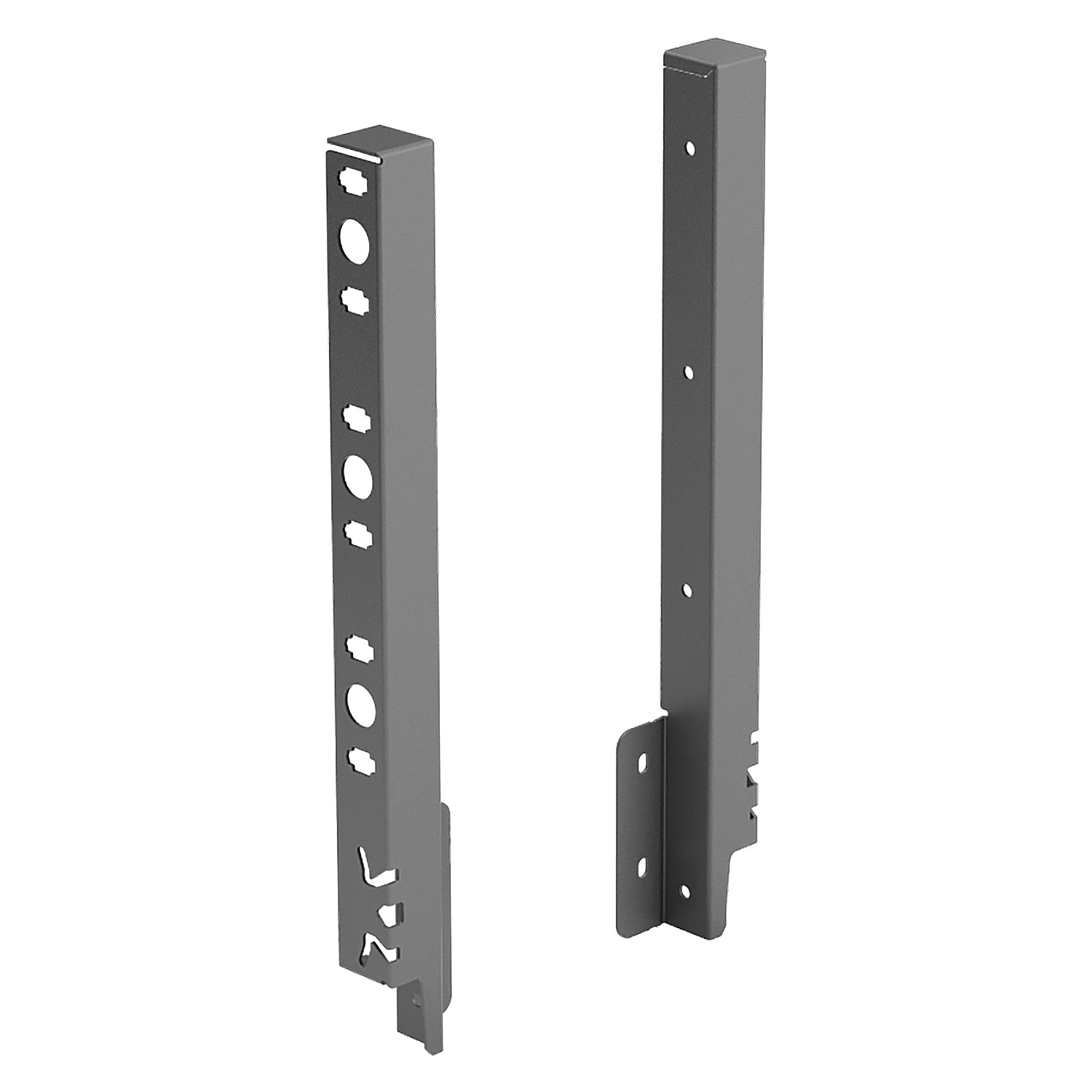Kit de raccords de paroi arrière ArciTech 282 mm, anthracite, à gauche et à droite