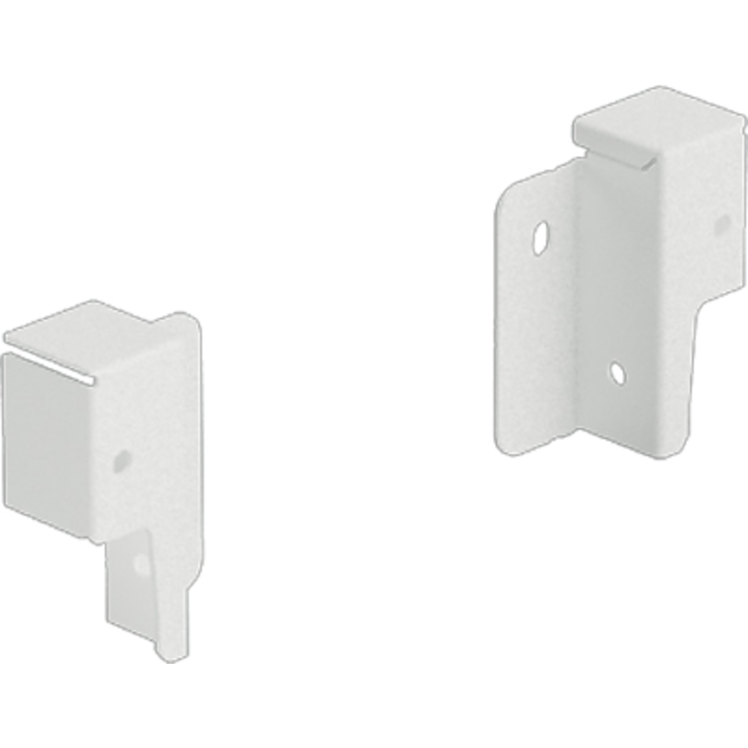 Kit de raccords de paroi arrière ArciTech 78 mm, blanc, à gauche et à droite
