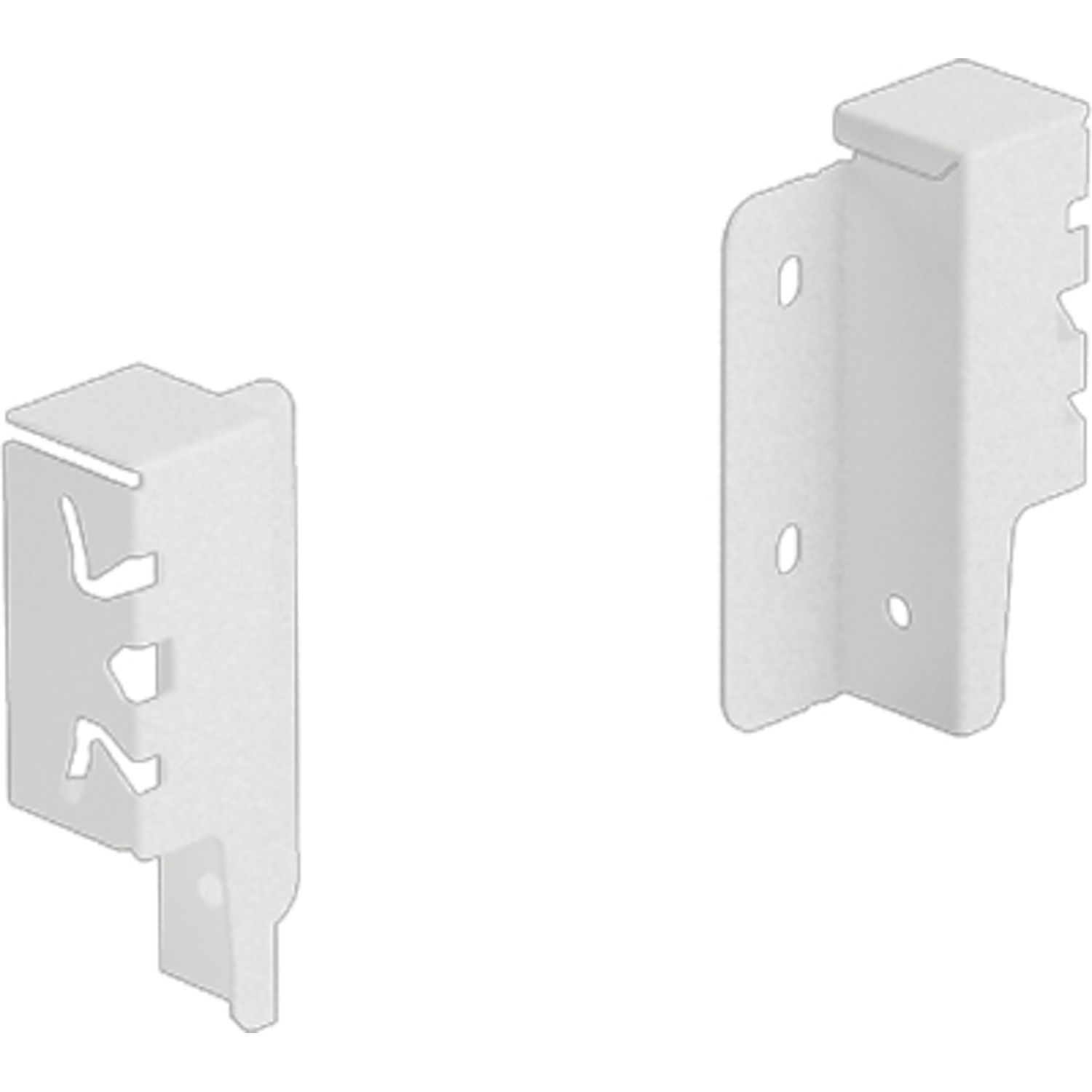 Achterwandverbinder ArciTech 94 mm, wit, rechts