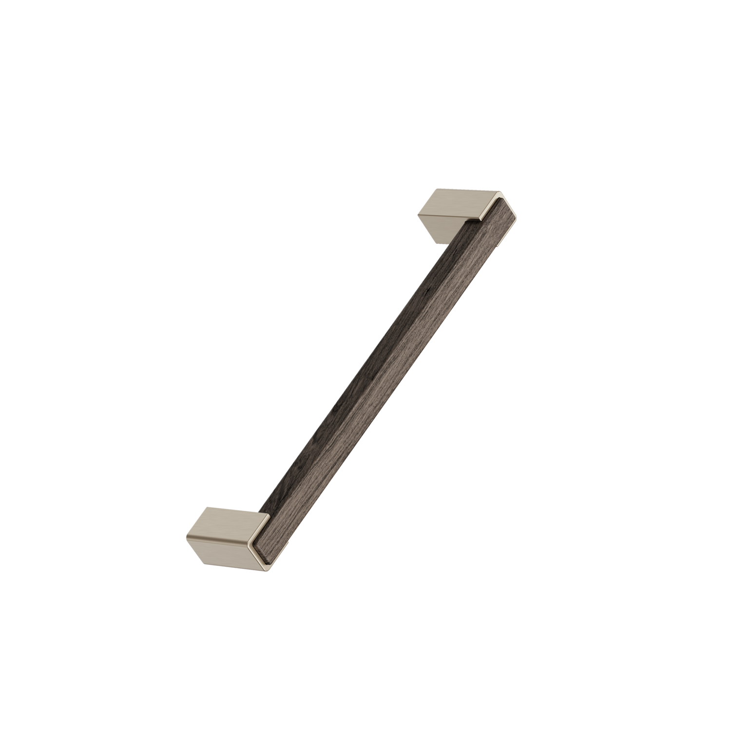 Greep SEGMENT ba160 walnoot + mat goud