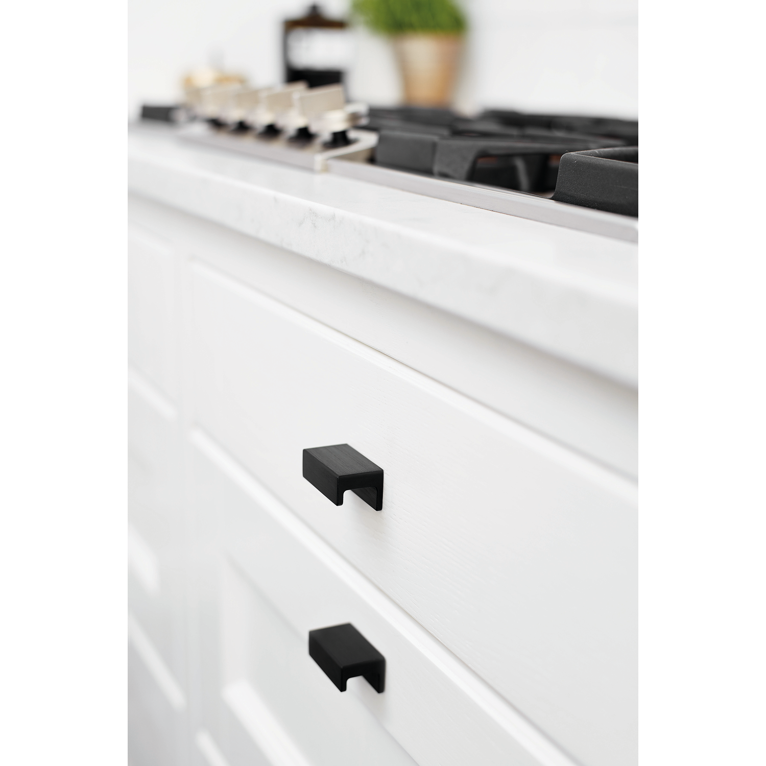Knop station ba32 44x22x25 alu zwart