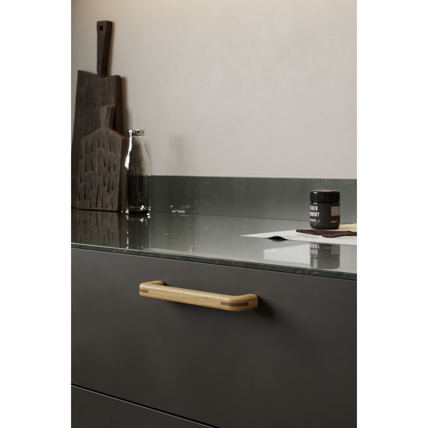 Poignée TENON BA160 L176 chéne laqué