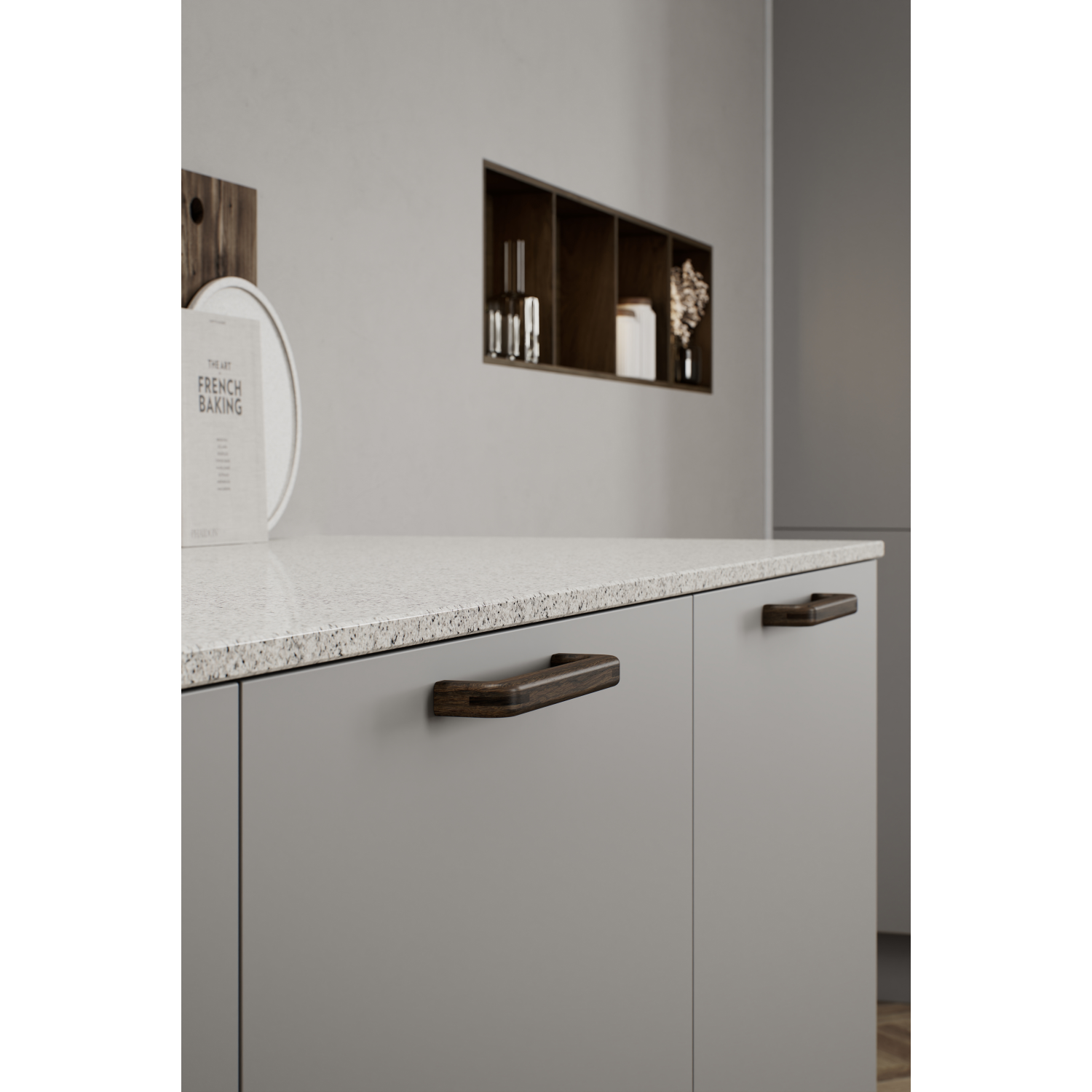 Poignée TENON BA160 L176 noisier laqué