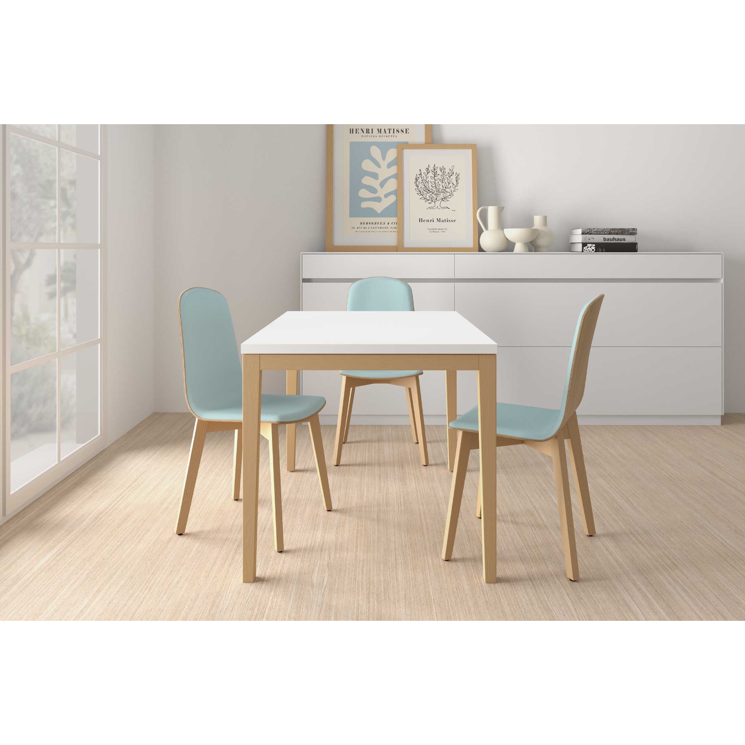 Table ext. Toy 100x60 anthra-verre anthracite 
