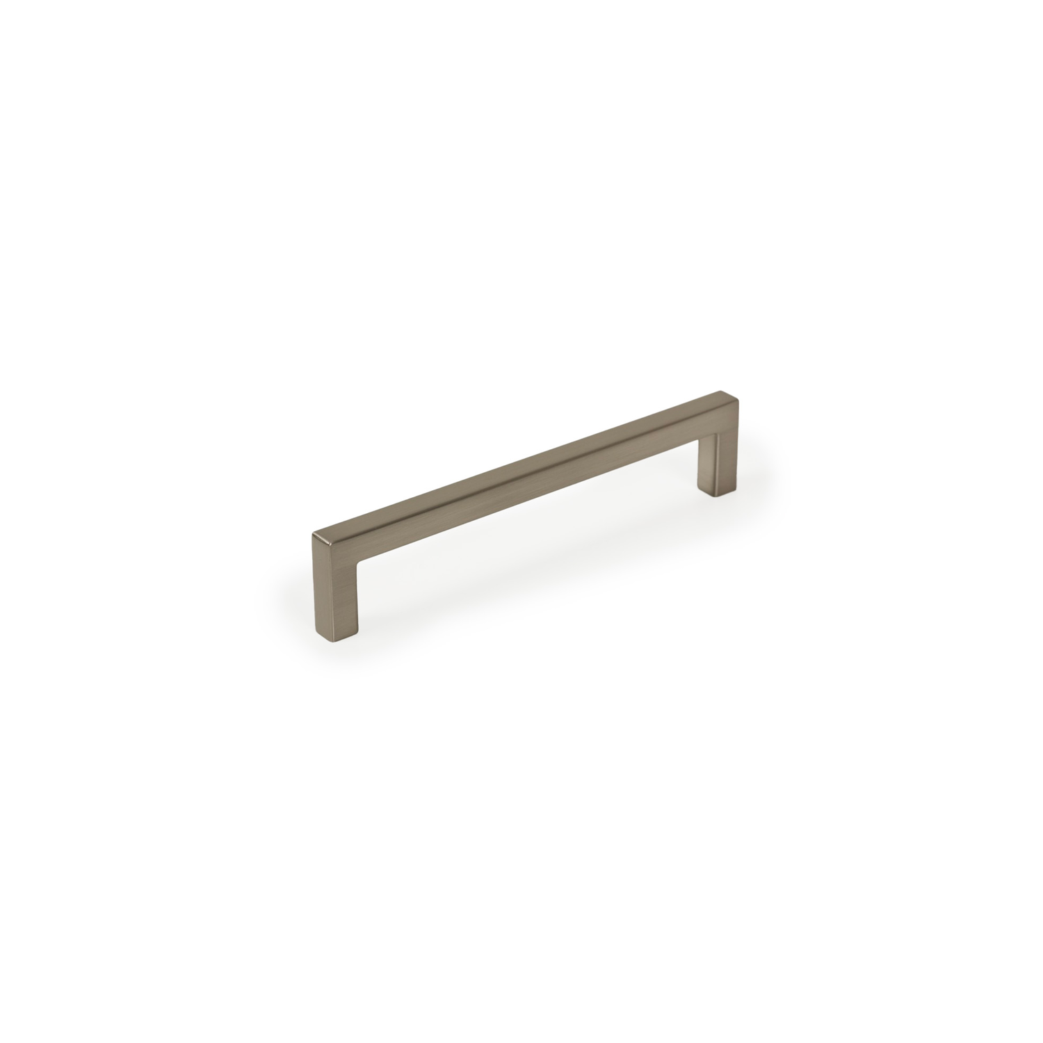 Poignée U BA128 L136.5 zamac brossé nickel