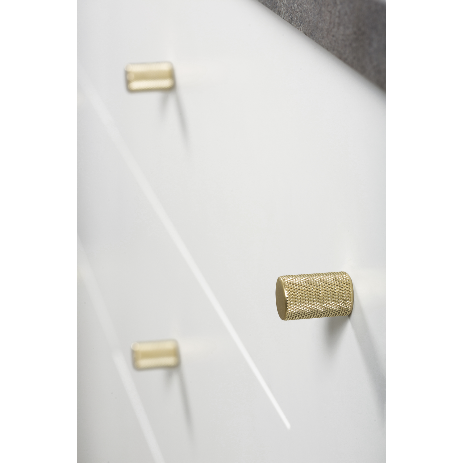 Knop GRAF Ø17.5 aluminium glanzend chroom