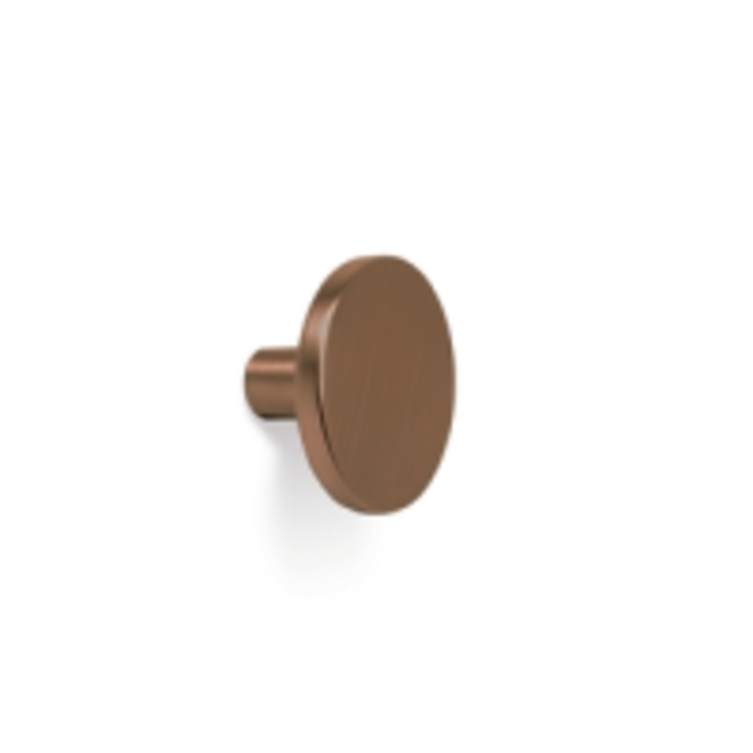 Bouton COMO Ø26 zamac brossé bronze