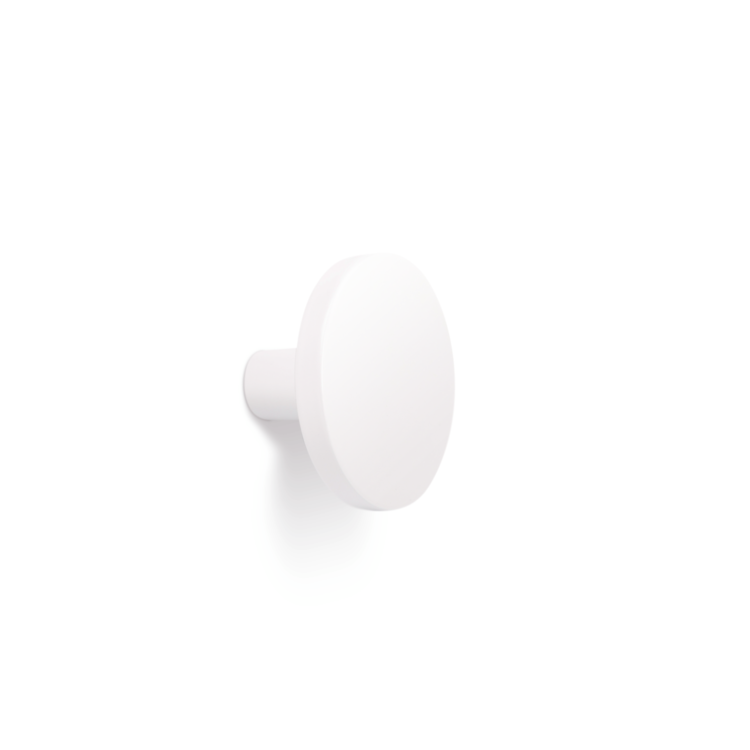 Bouton COMO BIG Ø41 zamac mat blanc