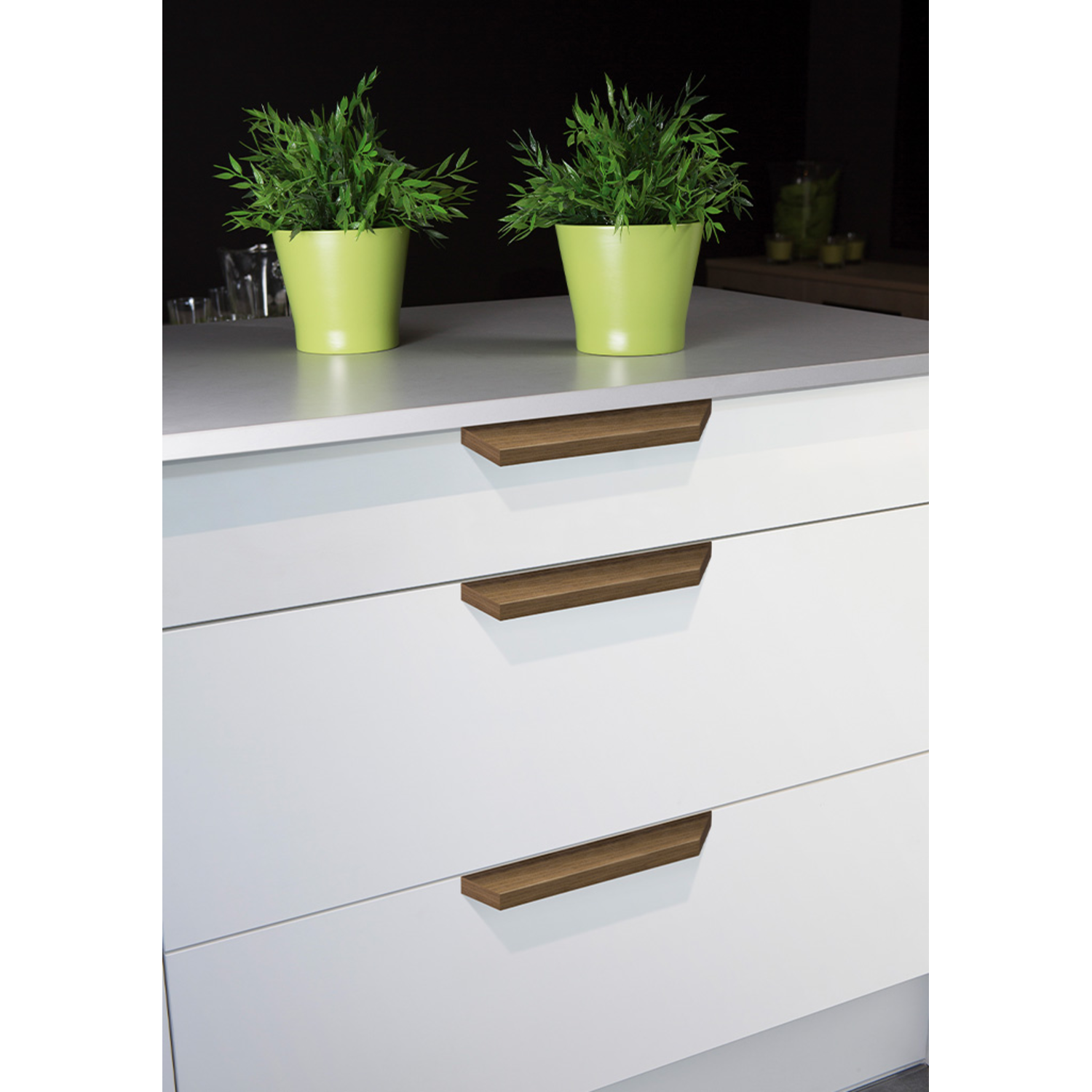 Poignées BARCCO BA320 L400 bois noyer